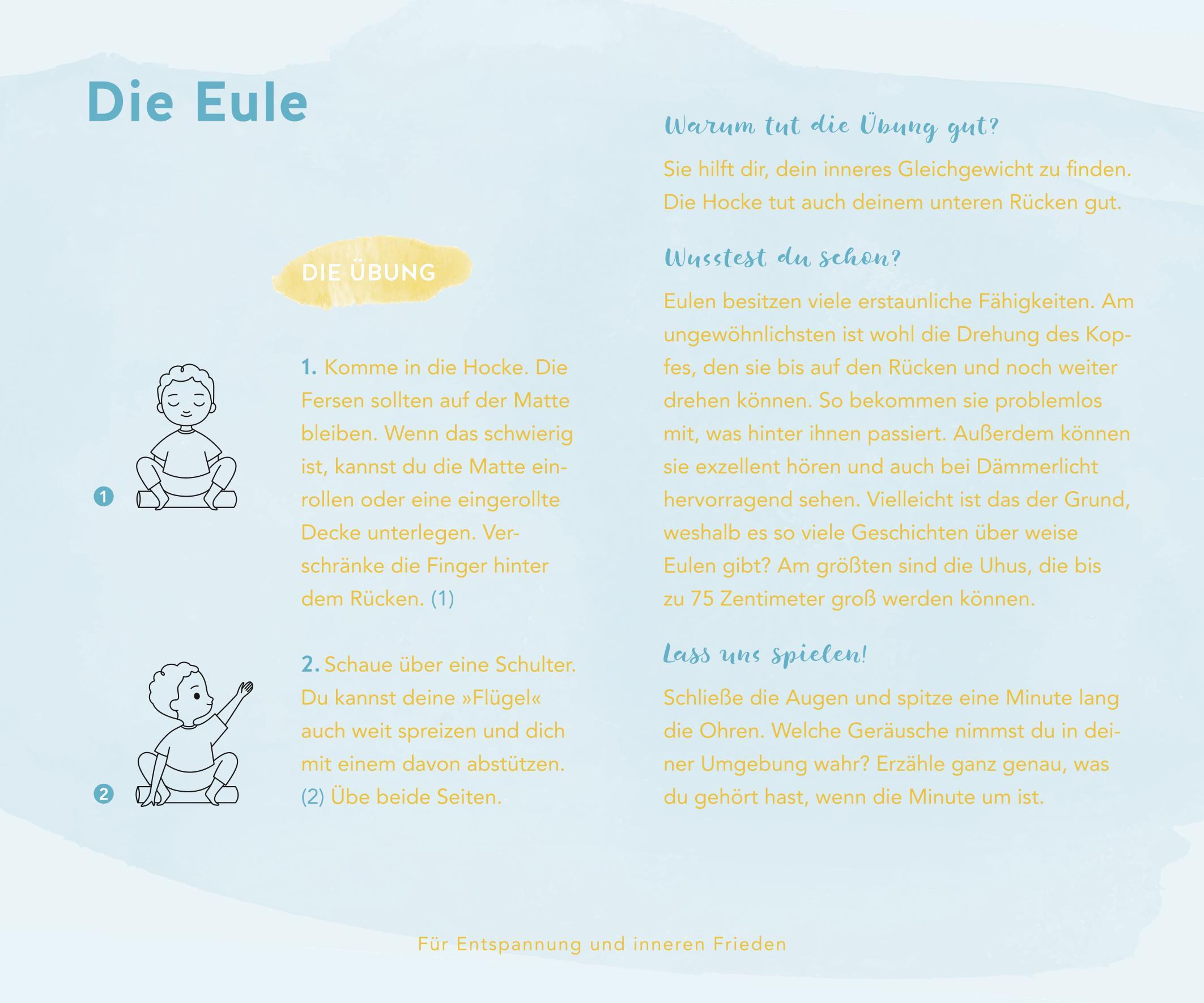 Beispielinhalt (Bild) Kinderyoga - Die Mitmach-Box