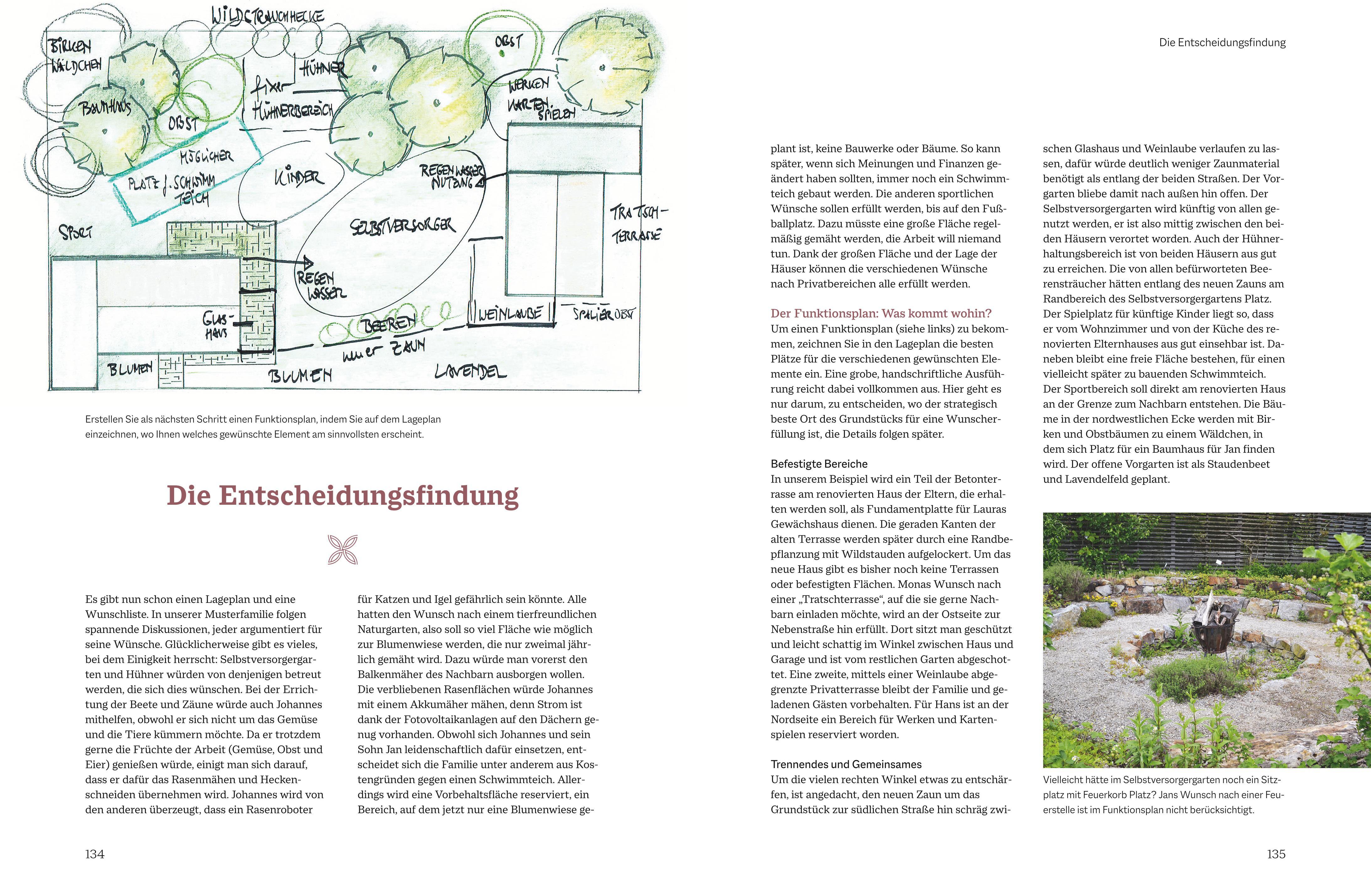 Beispielinhalt (Bild) Pflegeleichte Naturgärten gestalten