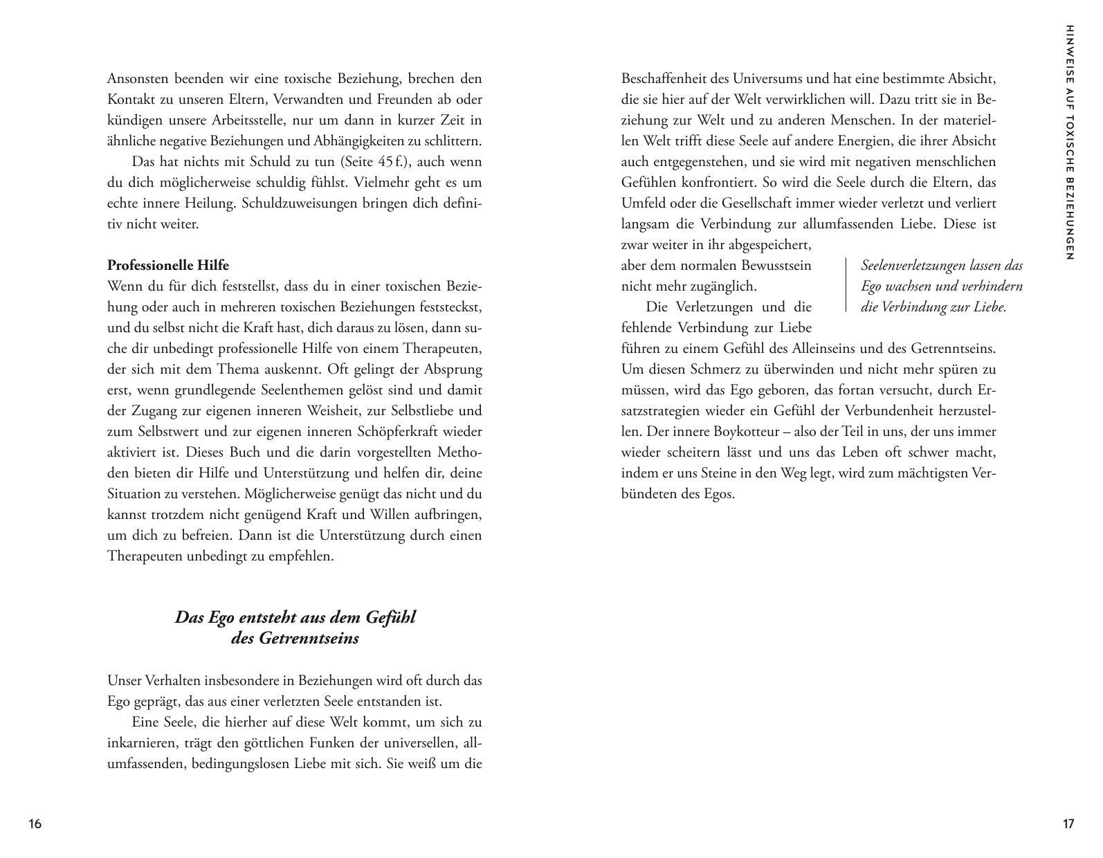 Beispielinhalt (Bild) Toxische Beziehungen schamanisch heilen