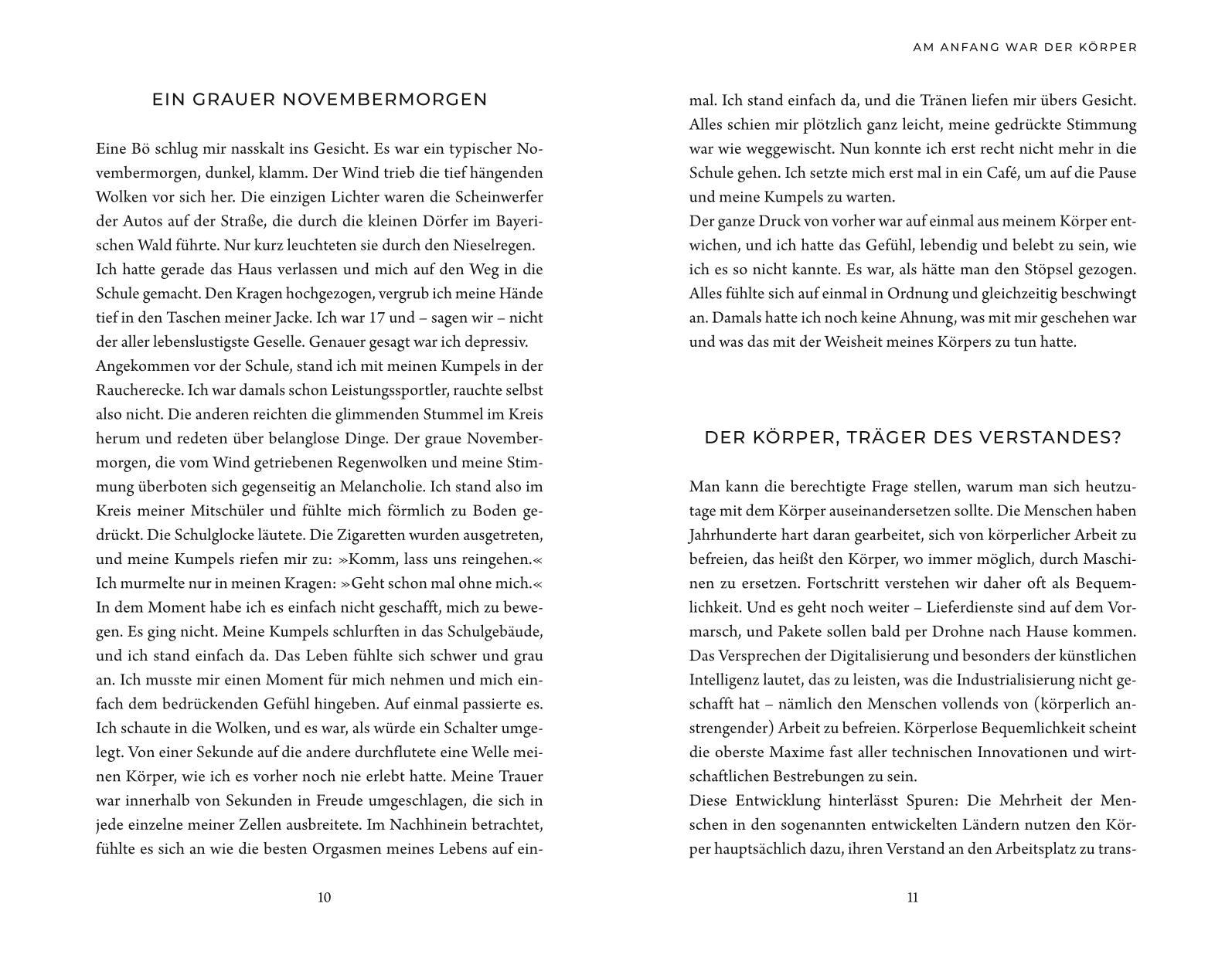 Beispielinhalt (Bild) Entdecke deine KörperIntelligenz!