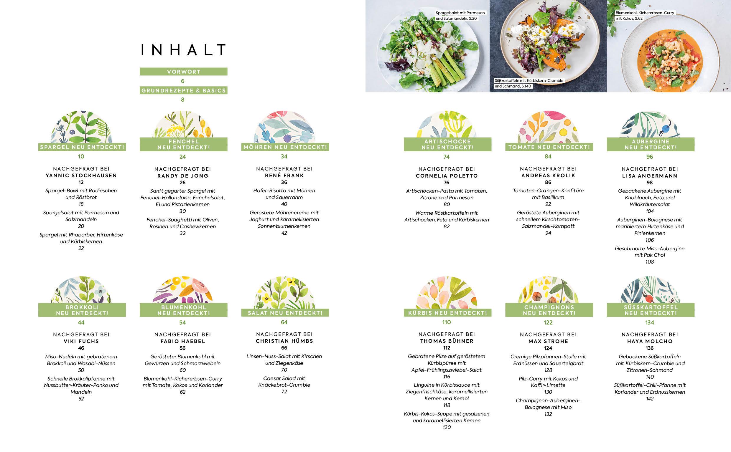 Beispielinhalt (Bild) Vegetarisch - Gemüse neu entdeckt!