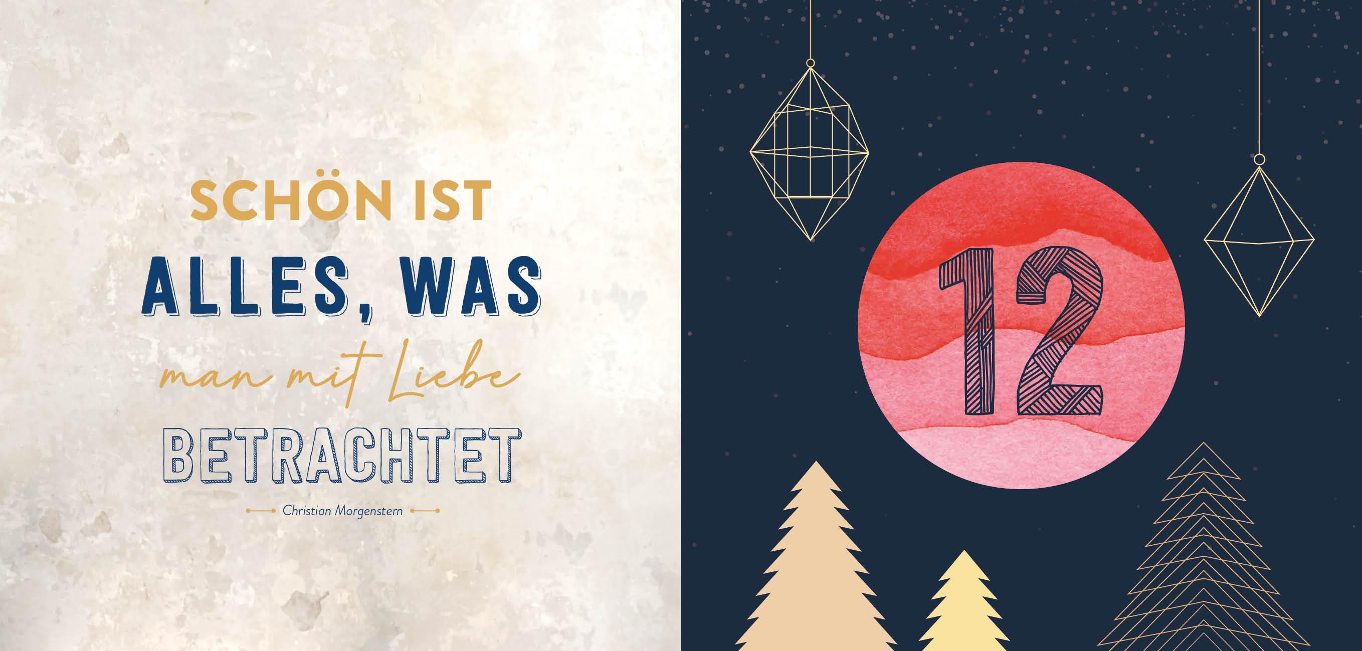 Beispielinhalt (Bild) Mein Adventskalender-Buch: Origami Christmas