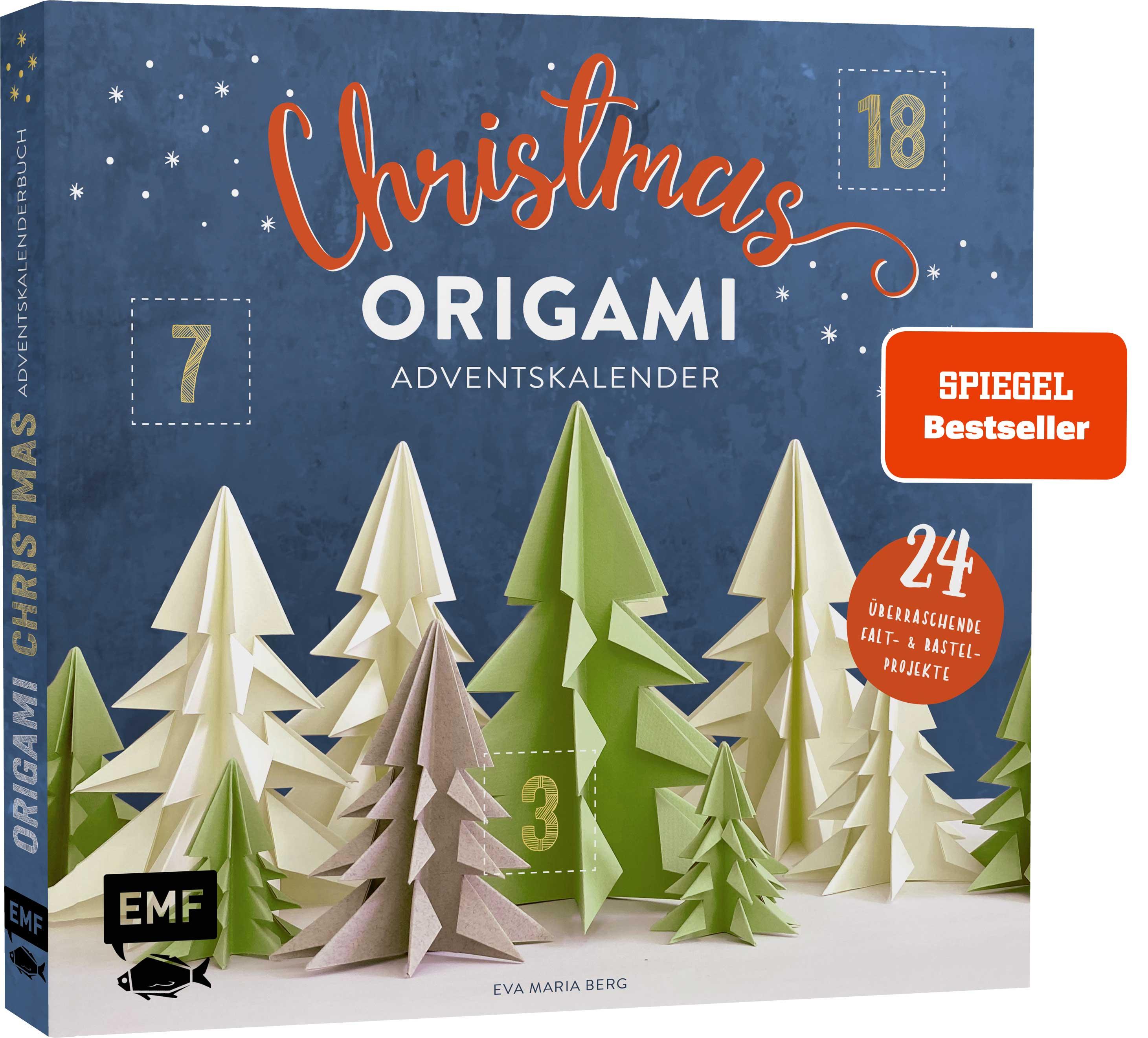 Vorderes Coverbild Mein Adventskalender-Buch: Origami Christmas