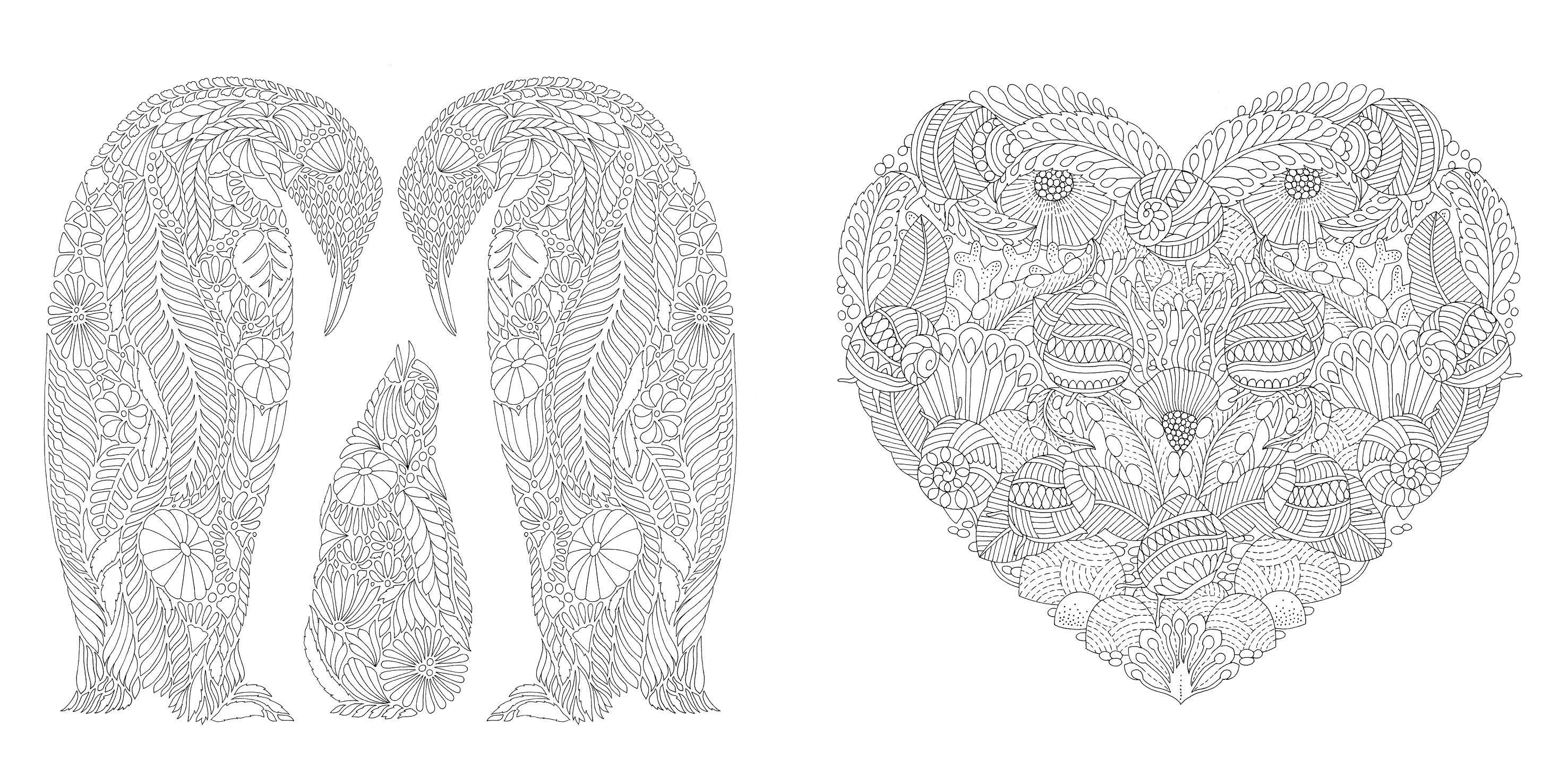 Beispielinhalt (Bild) Millie Marotta's Geheimnis des Meeres - Die schönsten Ausmal-Abenteuer