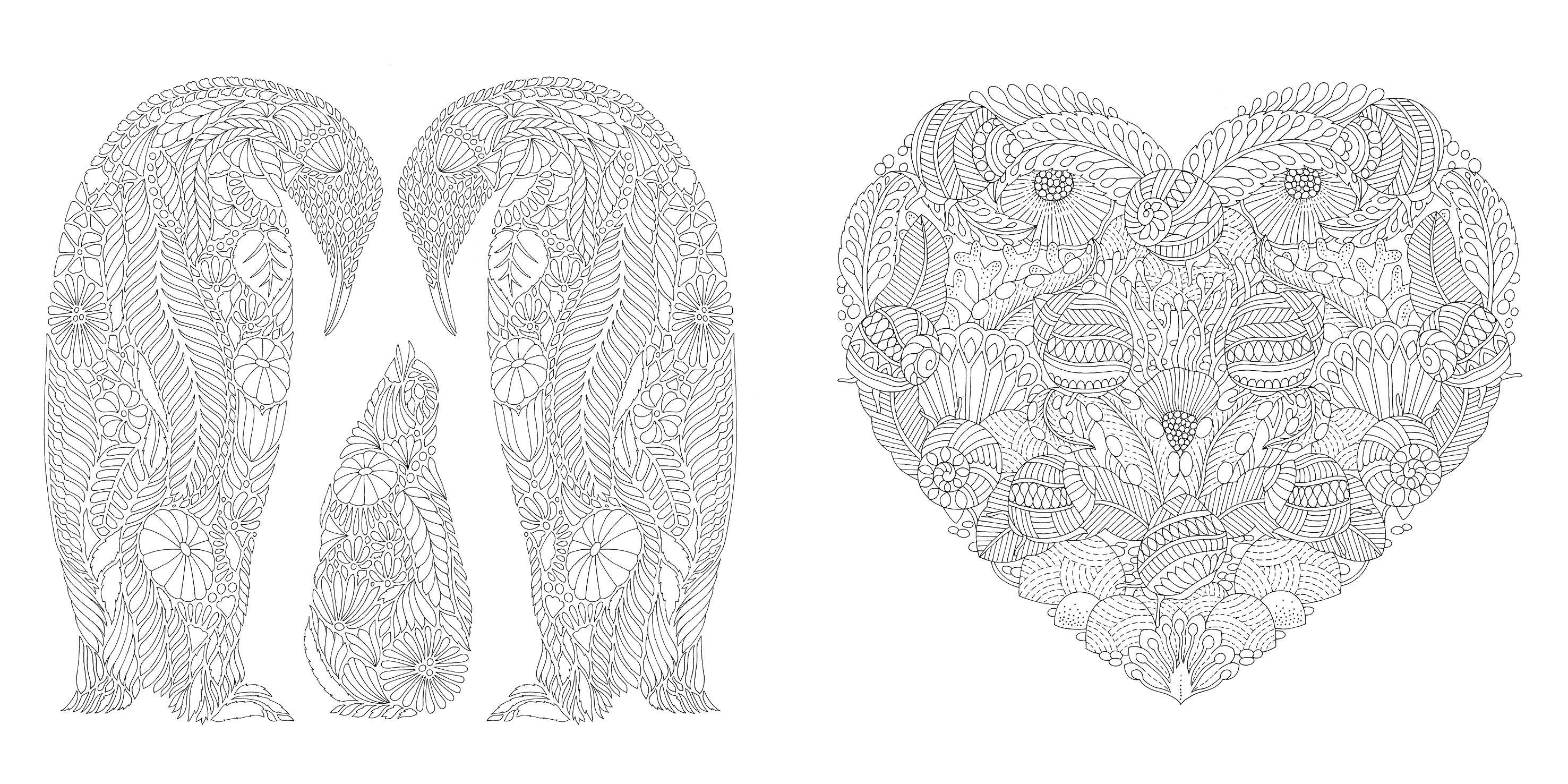 Beispielinhalt (Bild) Millie Marotta's Geheimnis des Meeres - Die schönsten Ausmal-Abenteuer