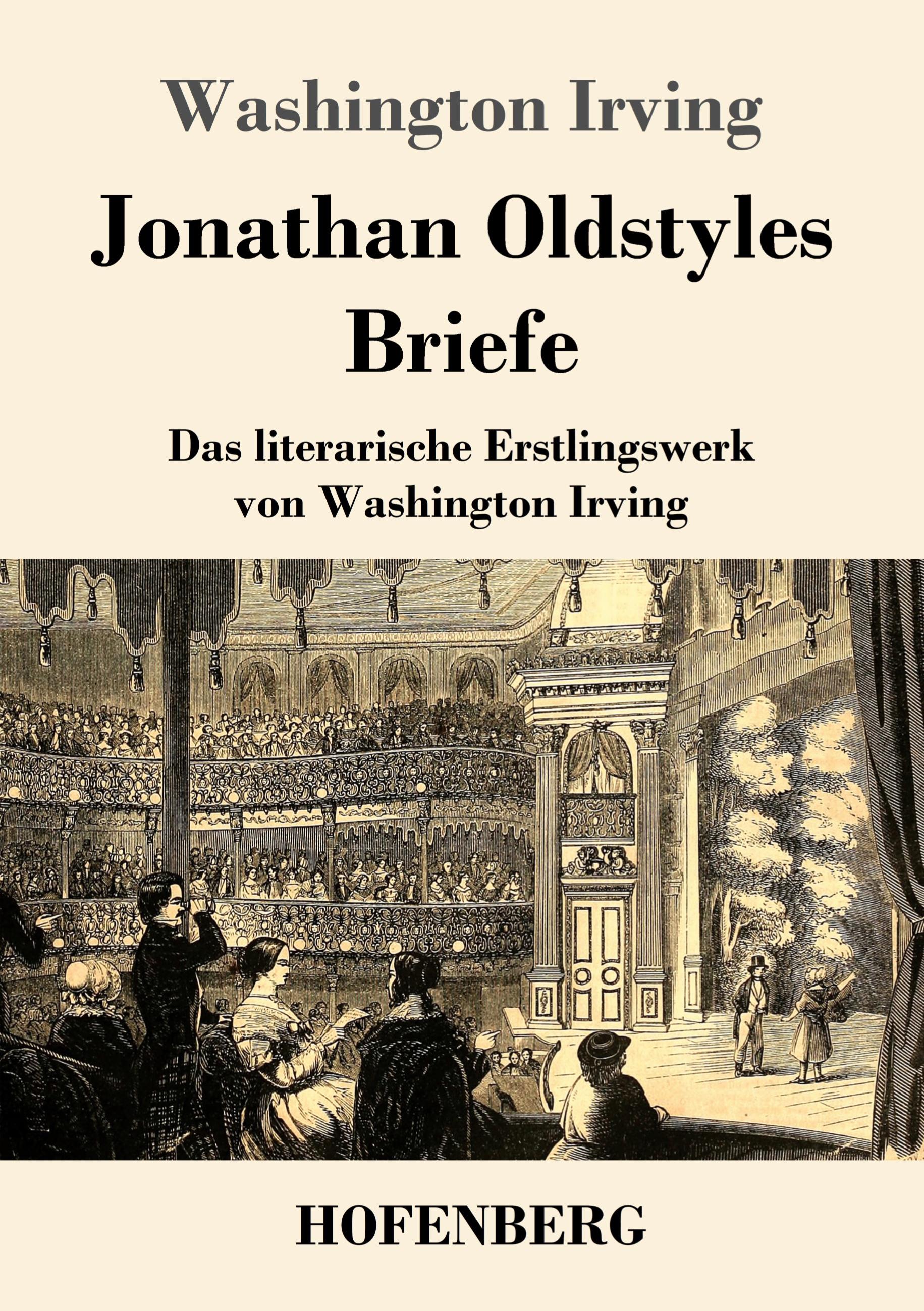 Vorderes Coverbild Jonathan Oldstyles Briefe