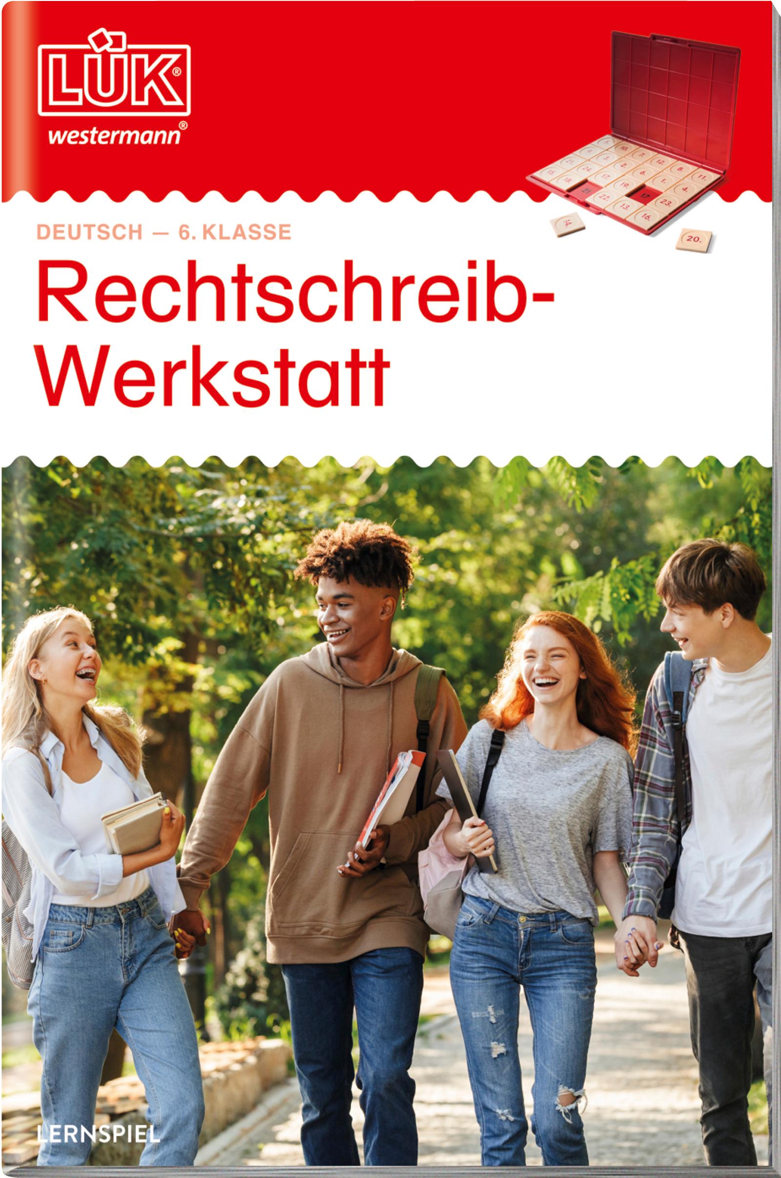 Vorderes Coverbild LÜK. Rechtschreibwerkstatt 6. Klasse