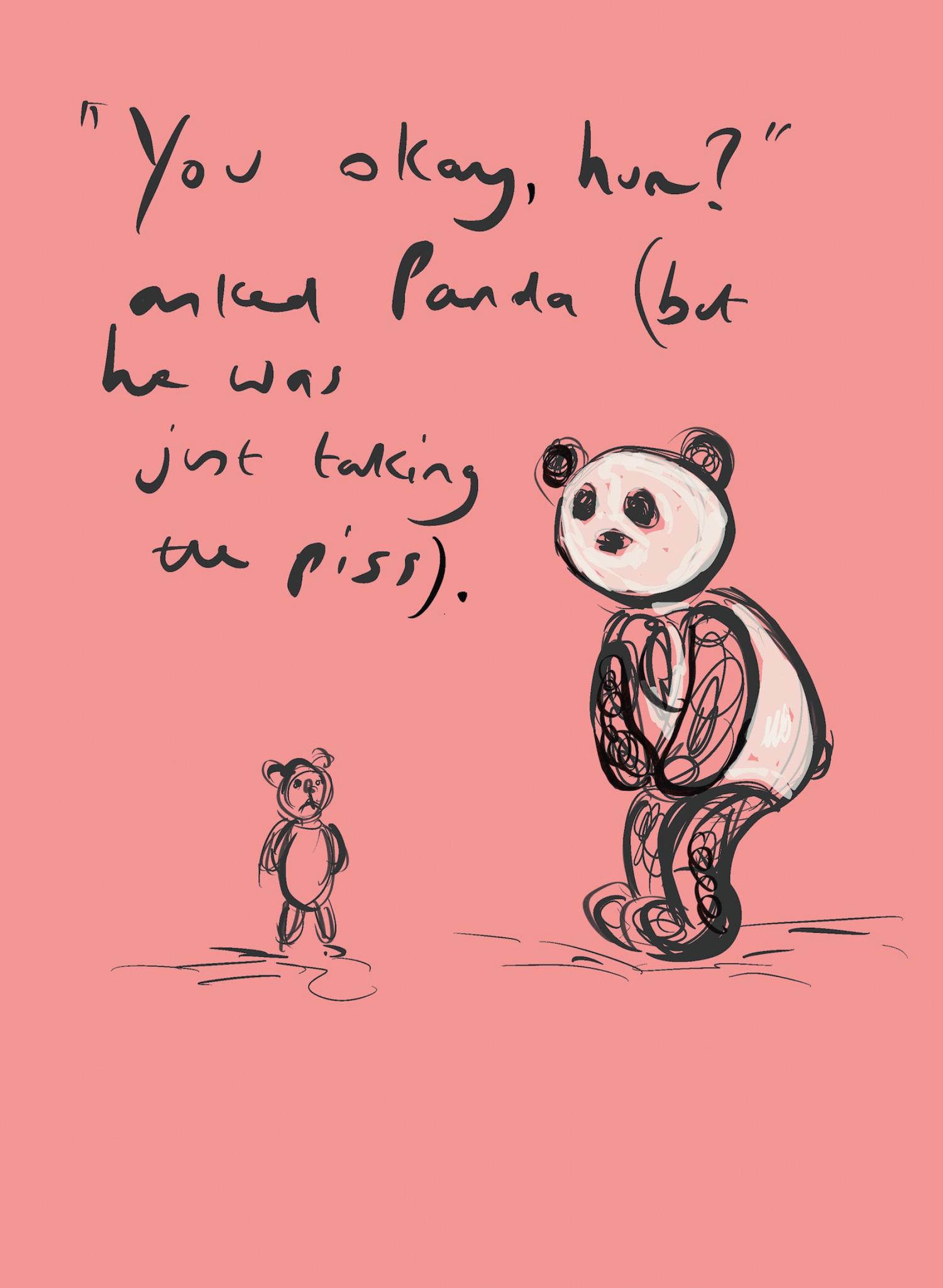 Beispielinhalt (Bild) The Panda, the Cat and the Dreadful Teddy