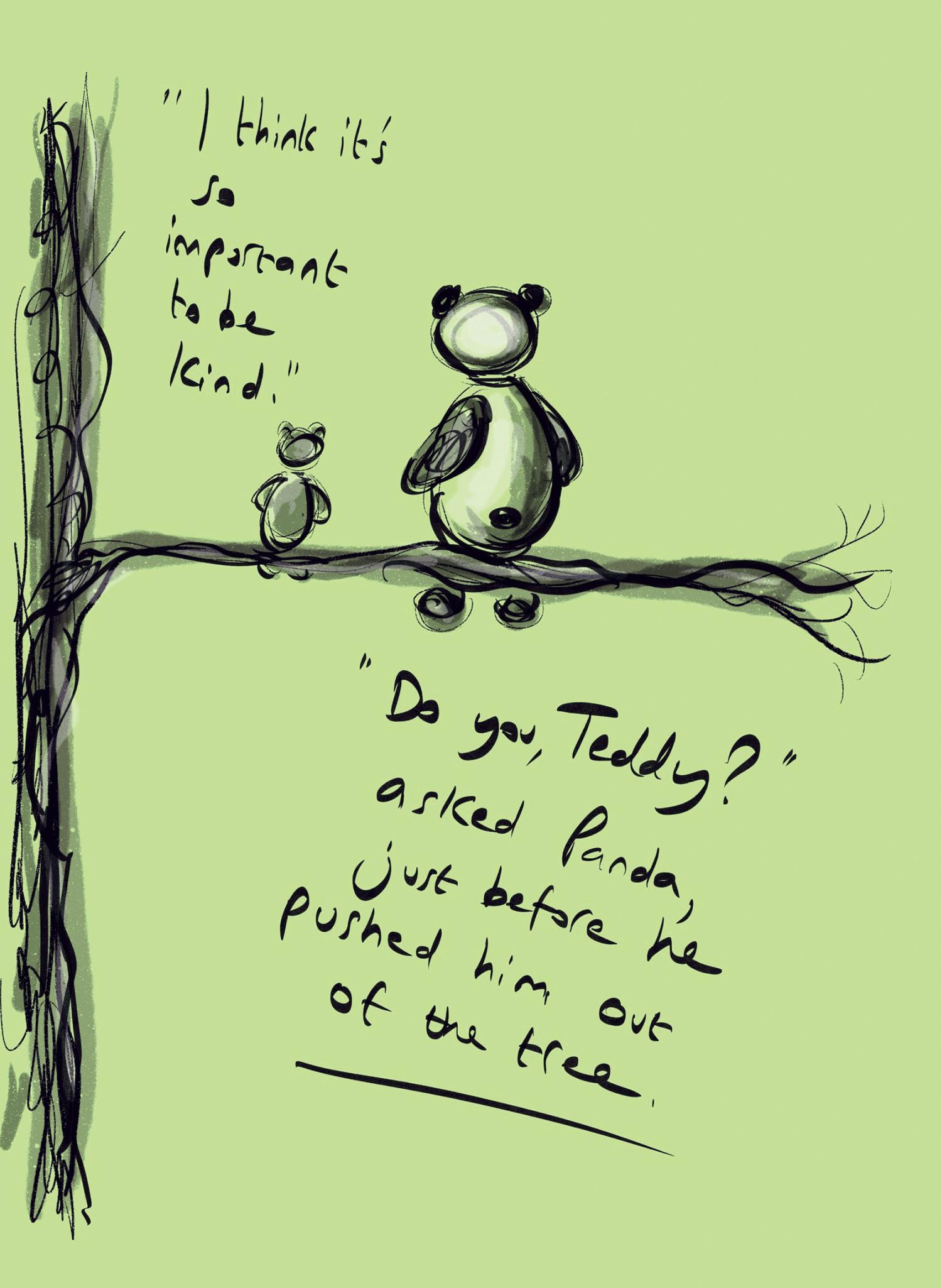 Beispielinhalt (Bild) The Panda, the Cat and the Dreadful Teddy