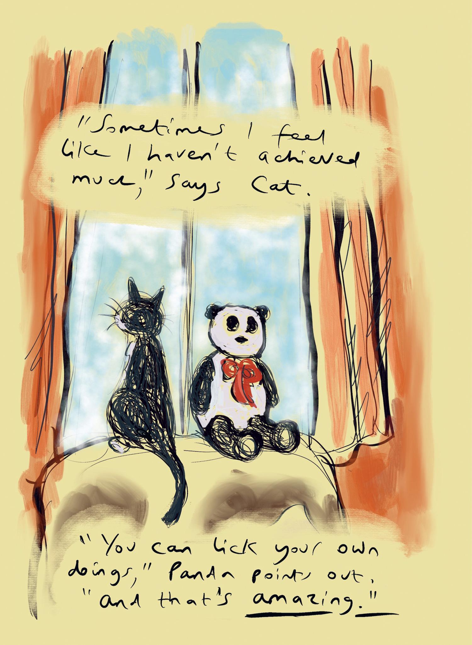 Beispielinhalt (Bild) The Panda, the Cat and the Dreadful Teddy