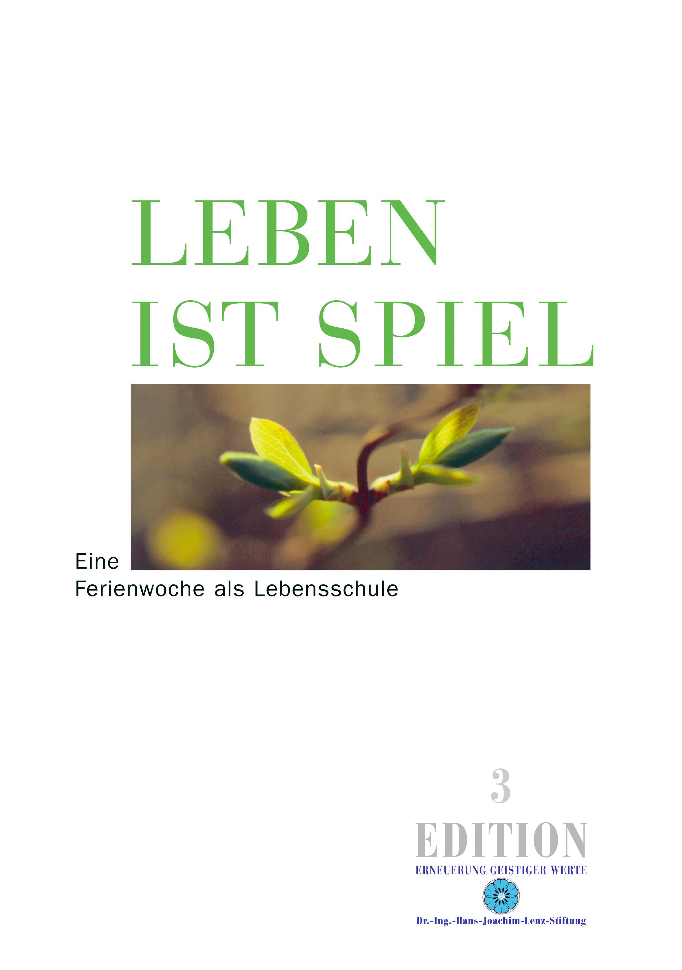 Vorderes Coverbild Leben ist Spiel