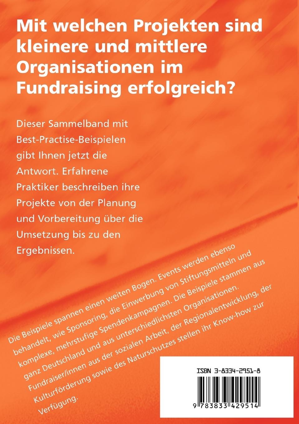Rückseitencover Fundraising Praxis - aus erfolgreichen Beispielen lernen