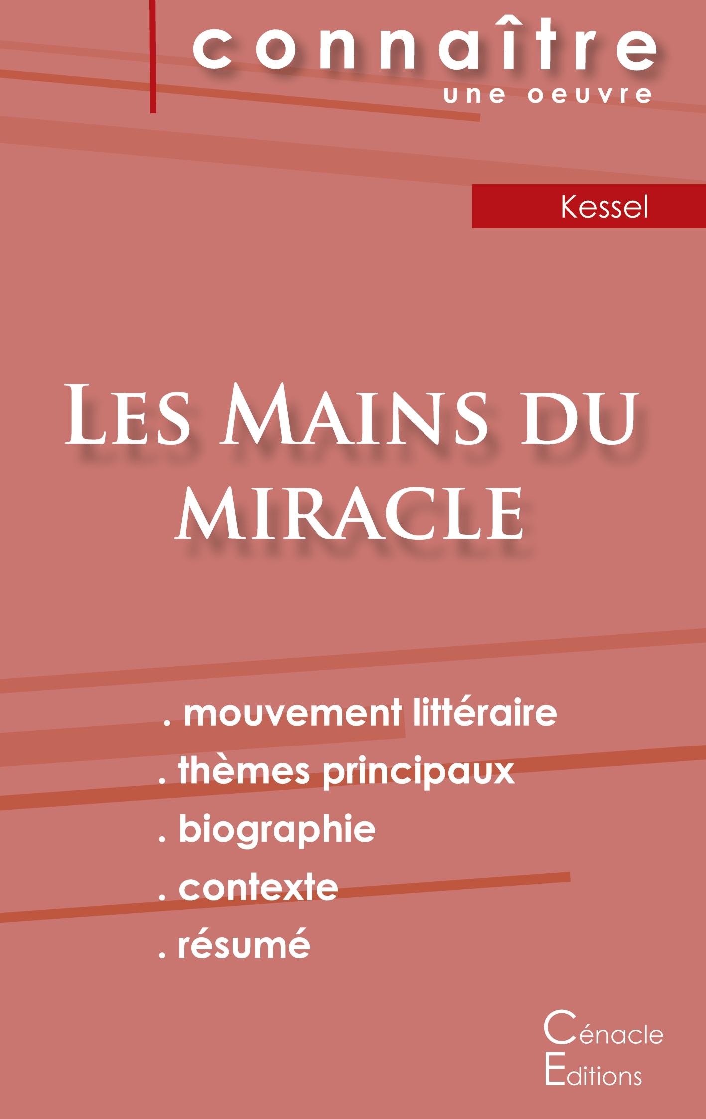 Vorderes Coverbild Fiche de lecture Les Mains du miracle de Joseph Kessel (analyse littéraire de référence et résumé complet)