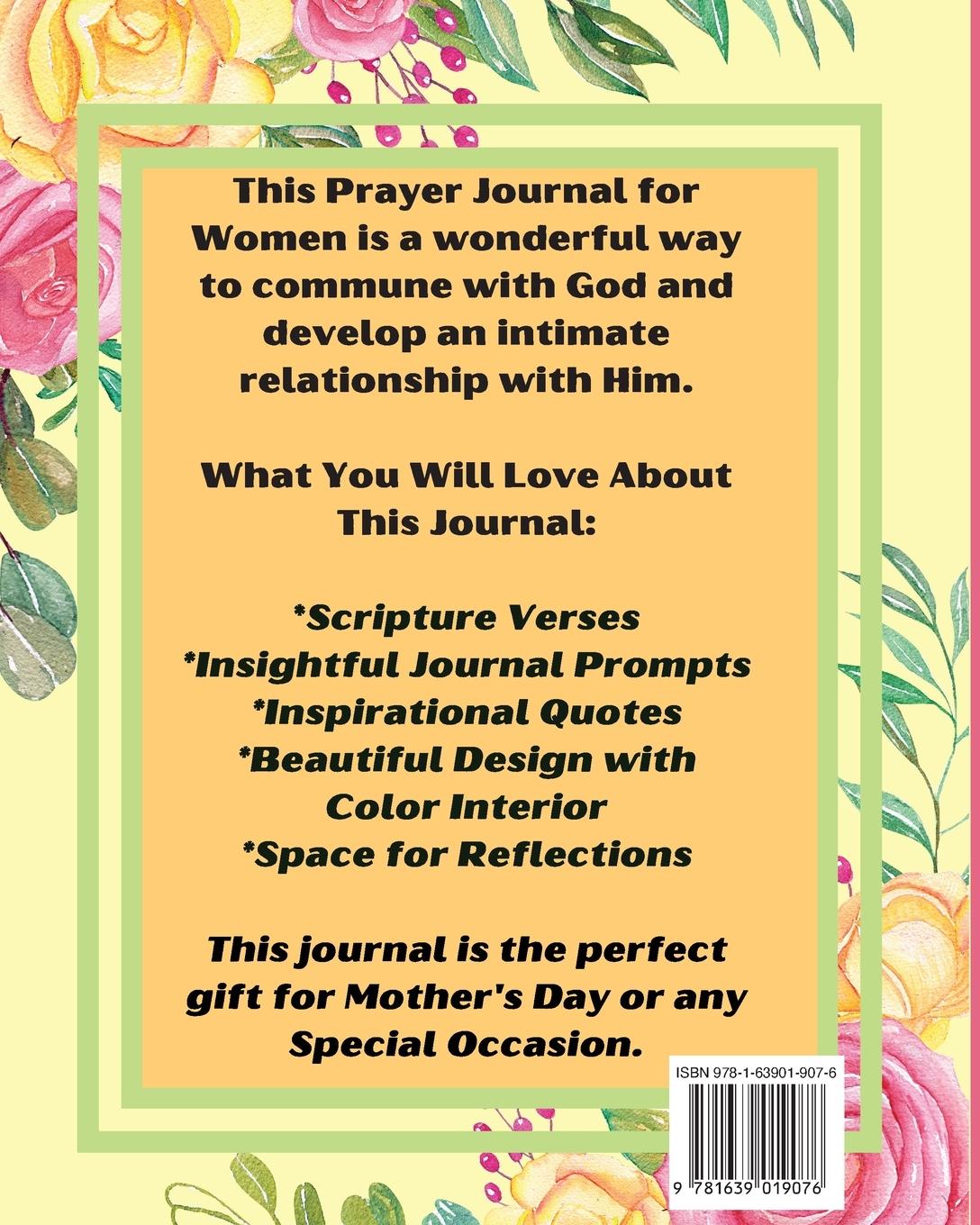 Rückseitencover Prayer Journal for Women