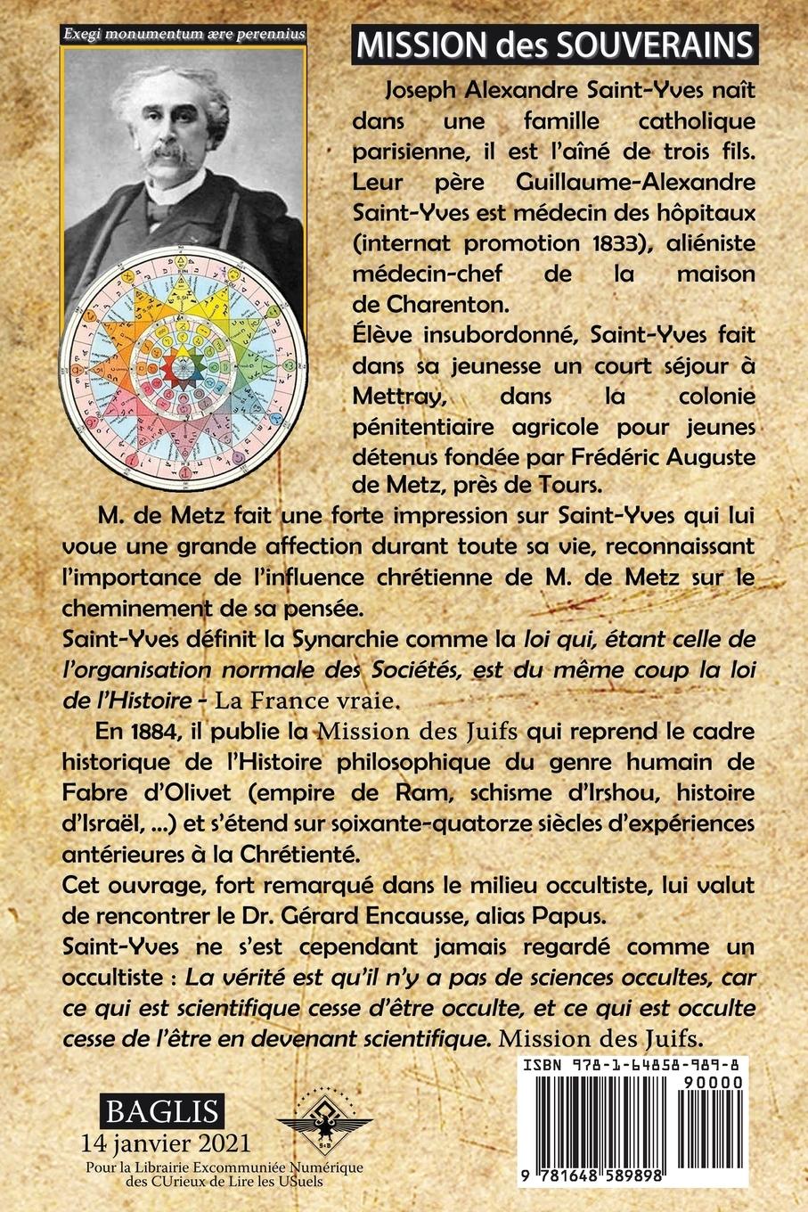 Rückseitencover Mission des souverains