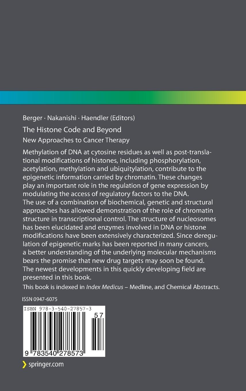 Rückseitencover The Histone Code and Beyond