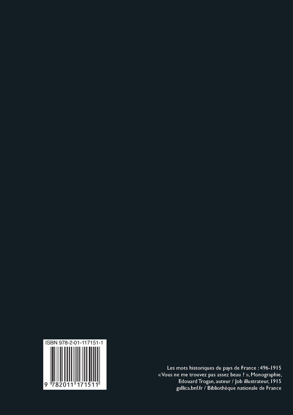 Rückseitencover Carnet Blanc: En Avant