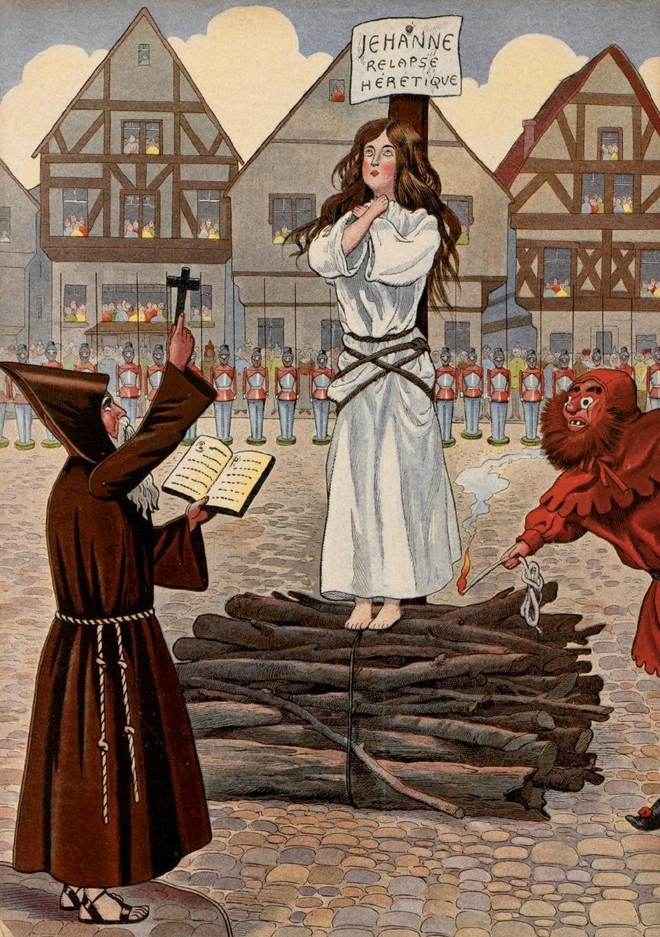 Vorderes Coverbild Carnet Blanc: Jouons À l'Histoire: Jeanne d'Arc