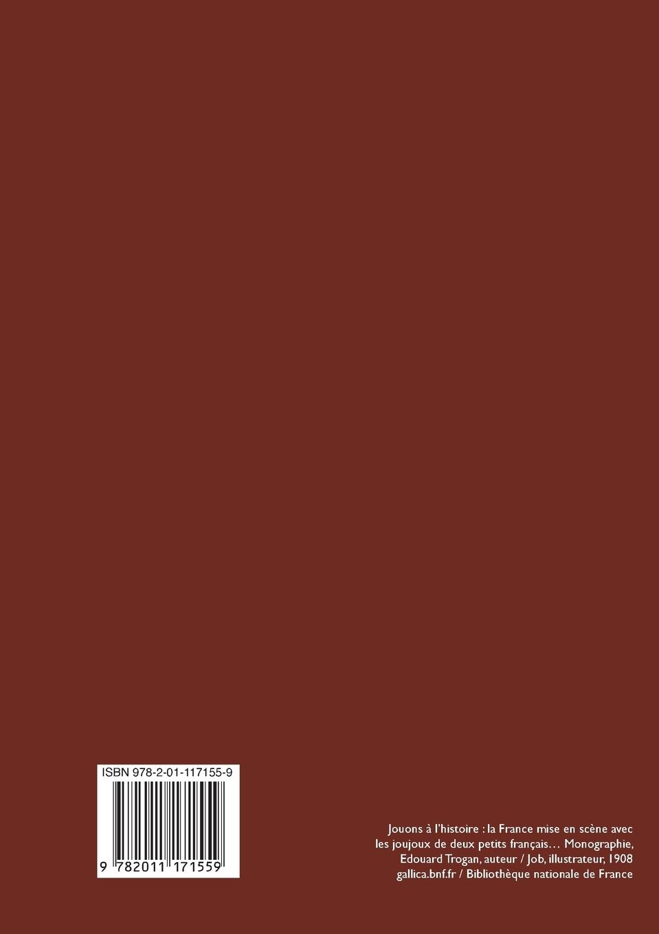 Rückseitencover Carnet Blanc: Jouons À l'Histoire: Cardinal de Richelieu, Ses Chats Et Louis XIII Enfant