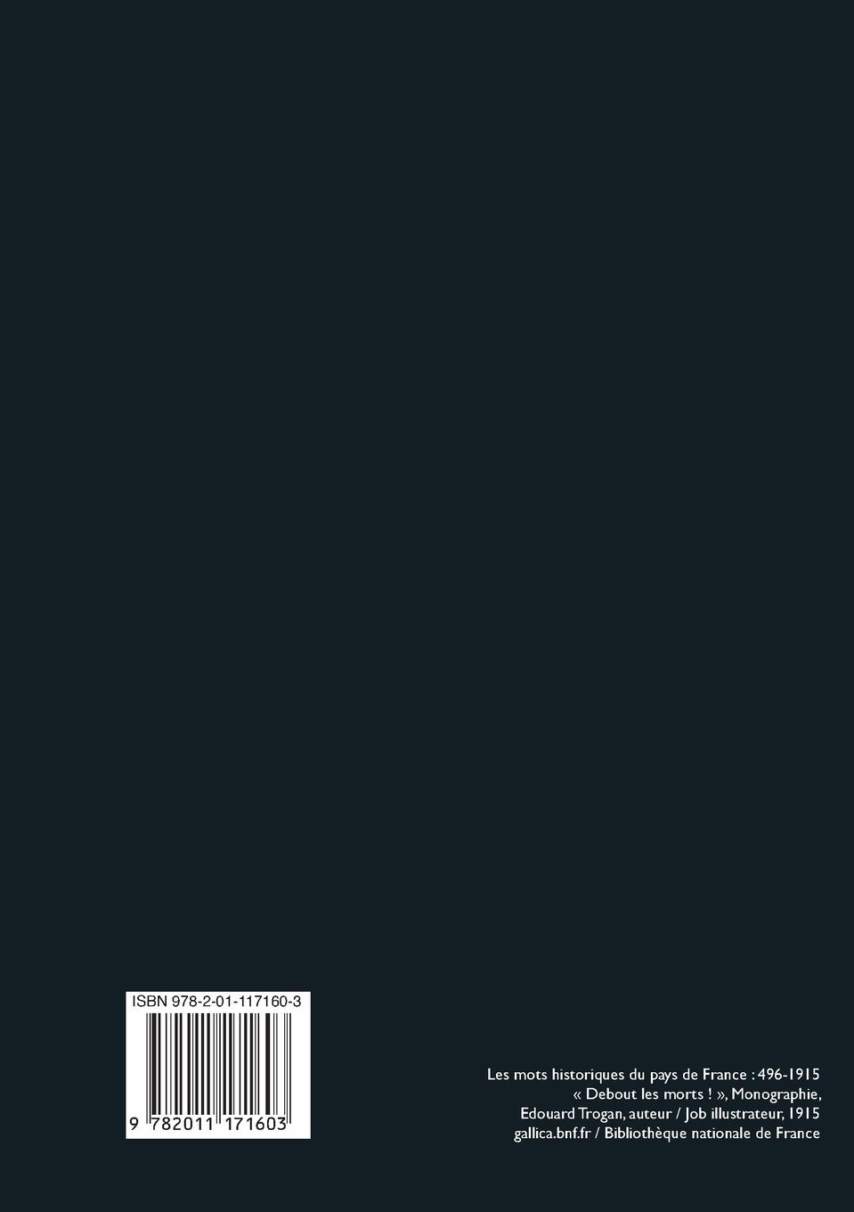 Rückseitencover Carnet Blanc: Soldats Dans Les Tranchées