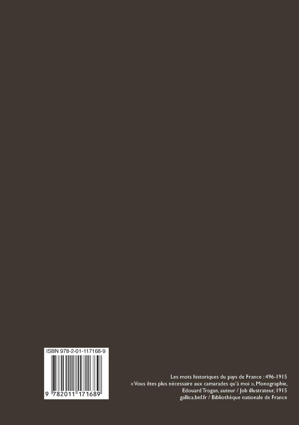 Rückseitencover Carnet Blanc: Au Péril de Ma Vie