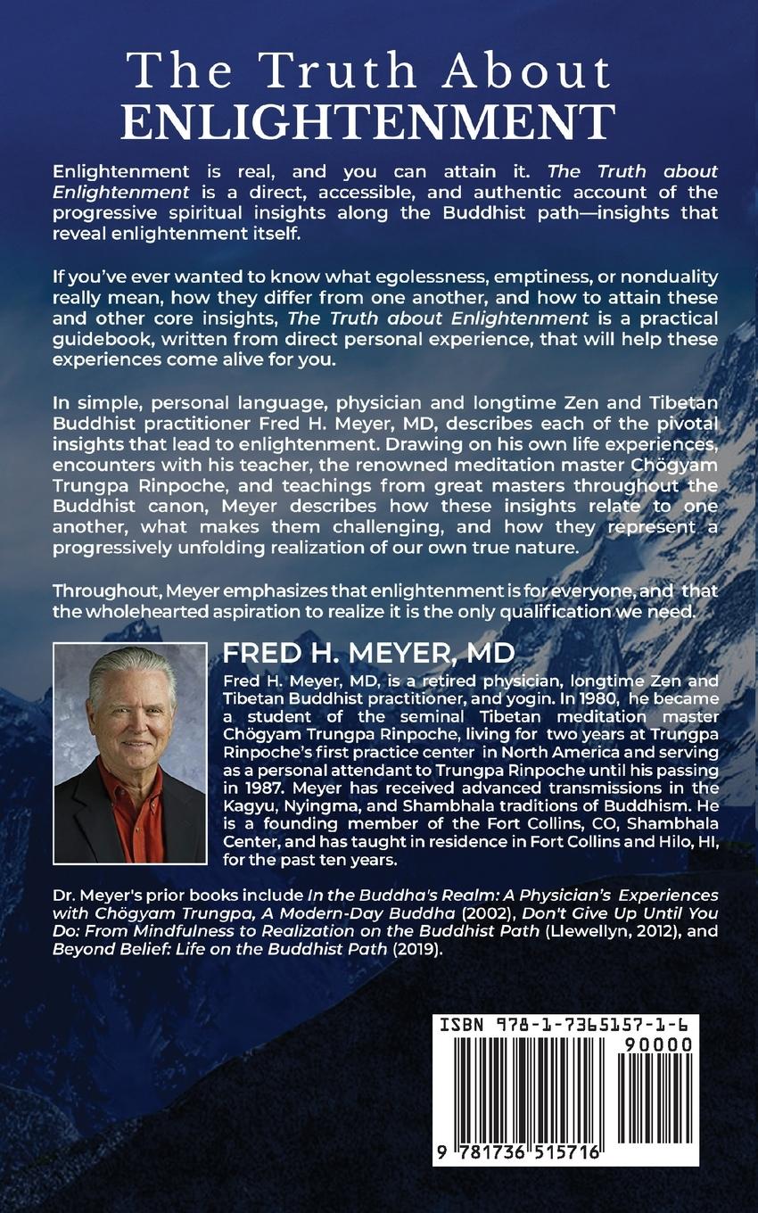 Rückseitencover The Truth about Enlightenment