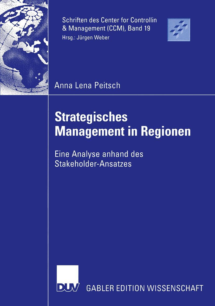 Vorderes Coverbild Strategisches Management in Regionen