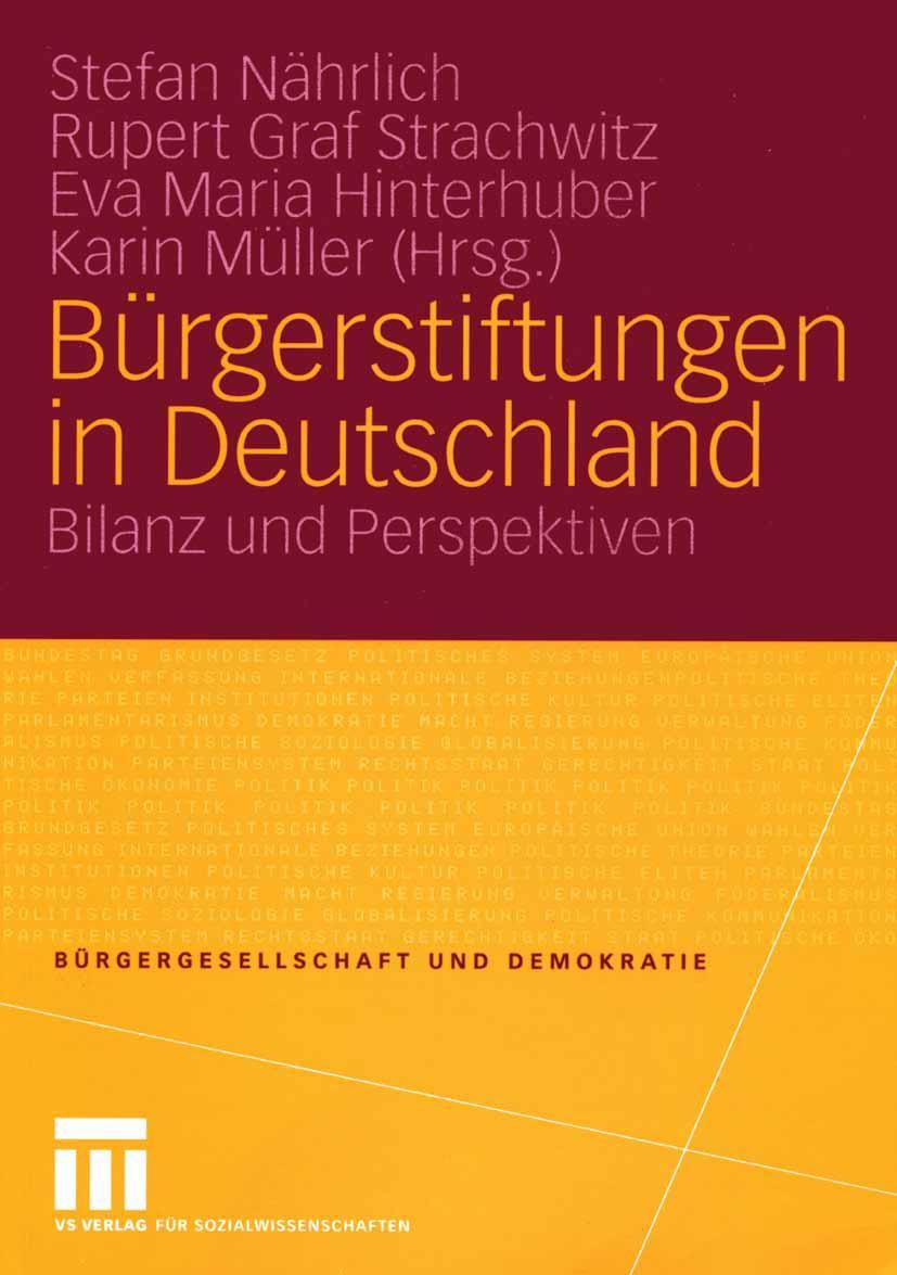Vorderes Coverbild Bürgerstiftungen in Deutschland