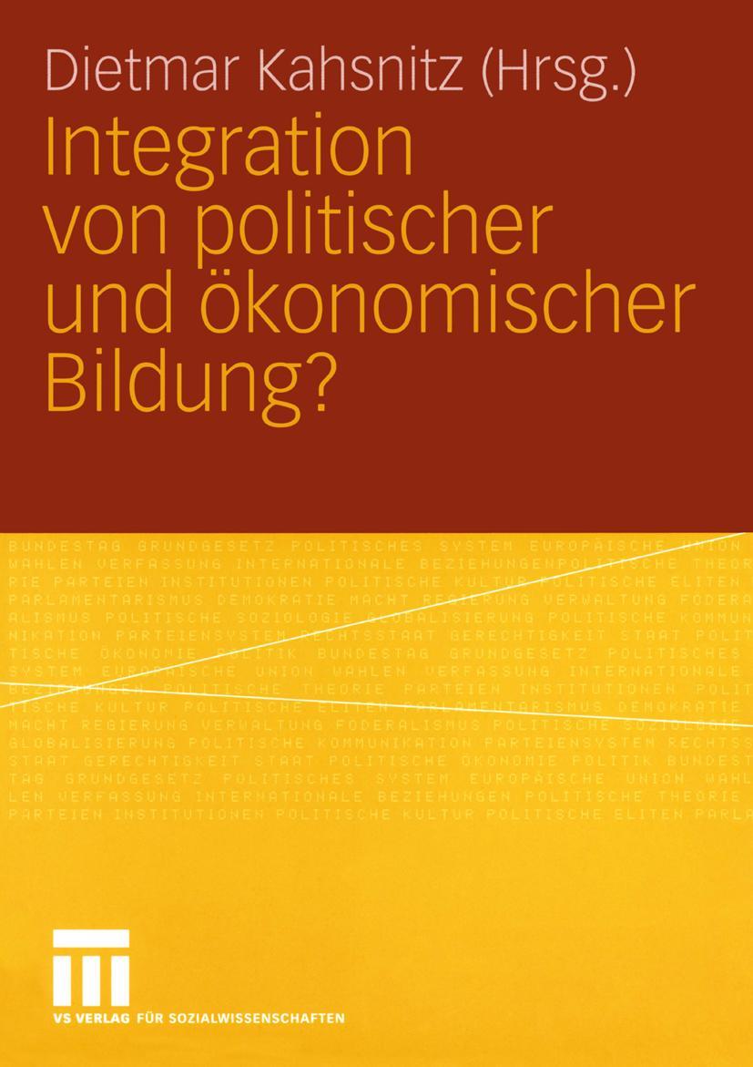 Vorderes Coverbild Integration von politischer und Ökonomischer Bildung?