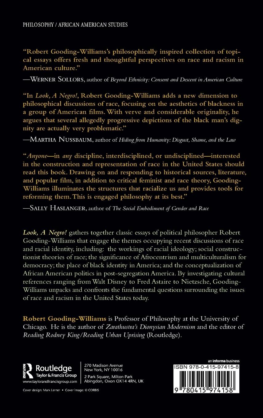 Rückseitencover Look, a Negro!