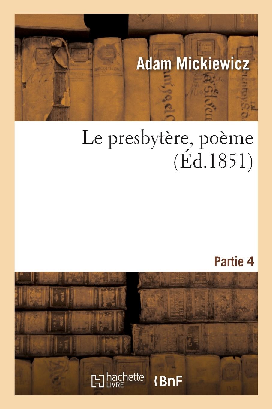 Vorderes Coverbild Le Presbytère, Poème. Partie 4