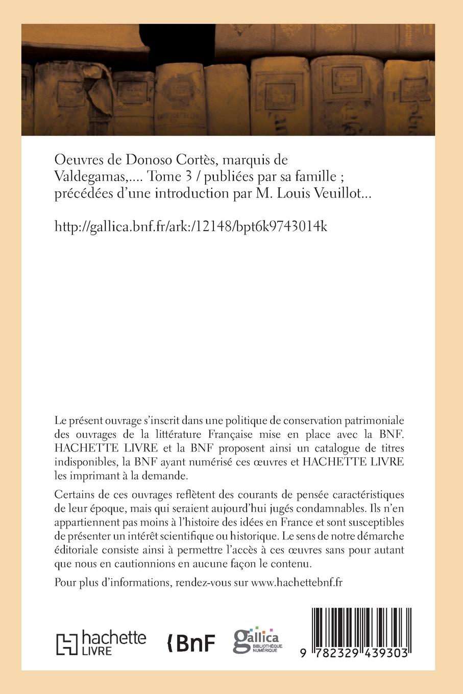 Rückseitencover Oeuvres. Tome 3