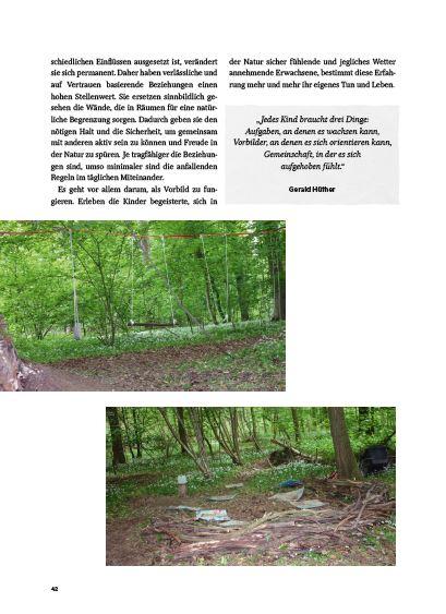 Beispielinhalt (Bild) Kindergarten im Wald in der Praxis