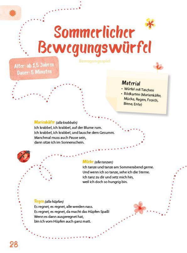 Beispielinhalt (Bild) Das Krippen-Jahreszeitenbuch: Morgenkreis