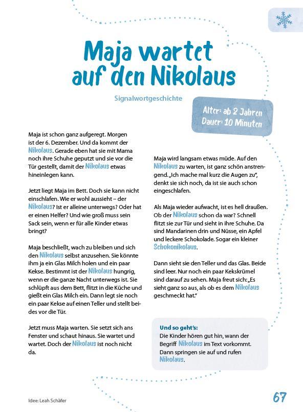 Beispielinhalt (Bild) Das Krippen-Jahreszeitenbuch: Morgenkreis