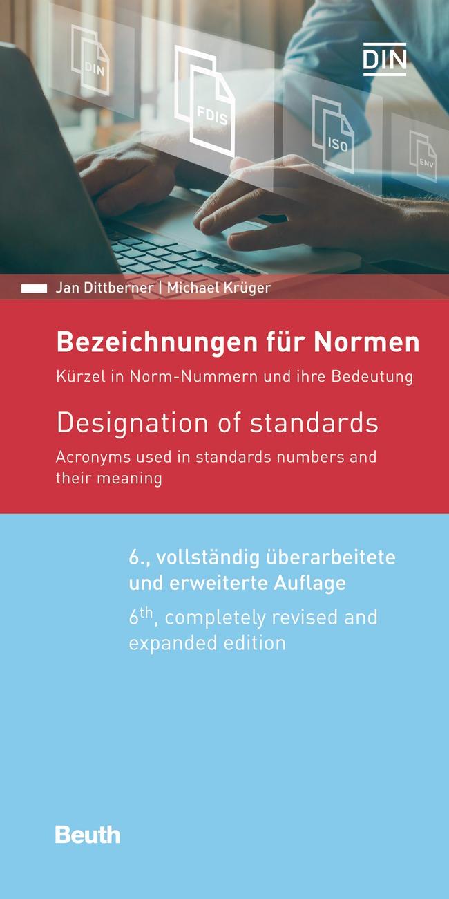 Vorderes Coverbild Bezeichnungen für Normen