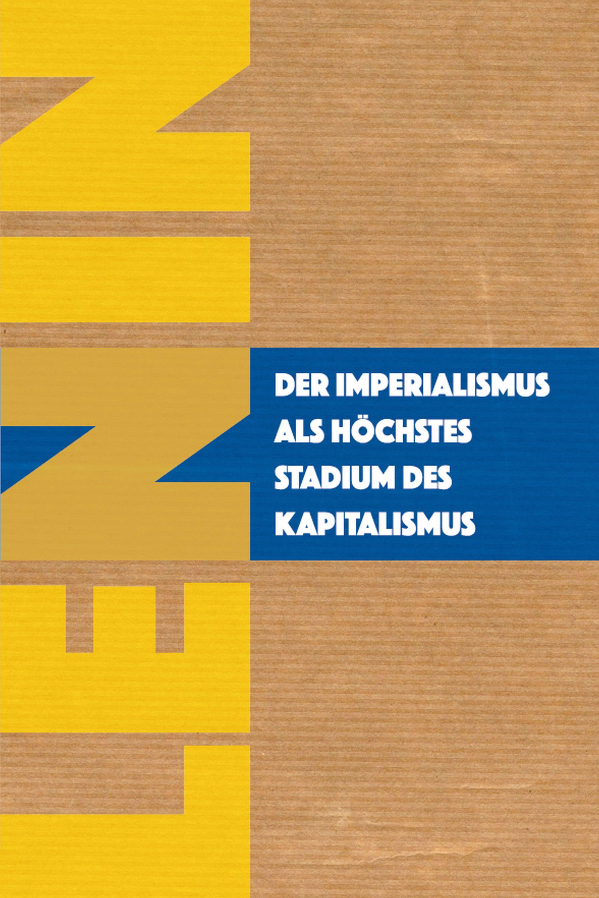 Vorderes Coverbild Der Imperialismus als höchstes Stadium des Kapitalismus