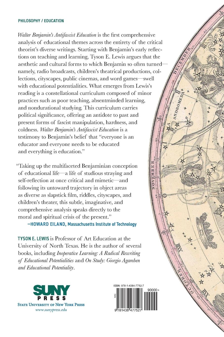 Rückseitencover Walter Benjamin's Antifascist Education
