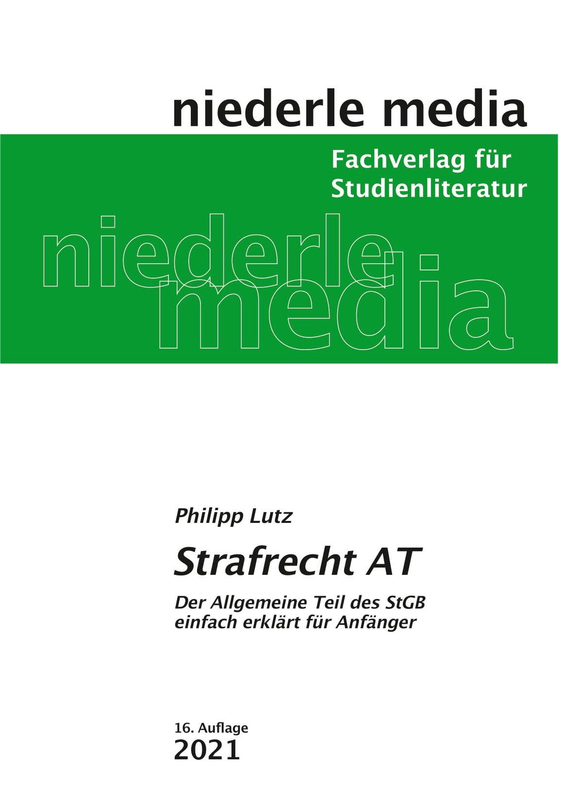 Vorderes Coverbild Strafrecht AT