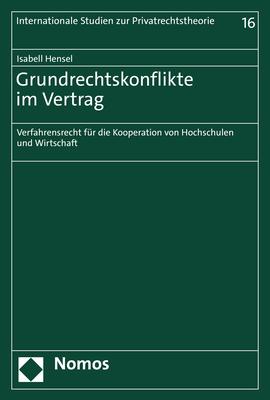 Vorderes Coverbild Grundrechtskonflikte im Vertrag