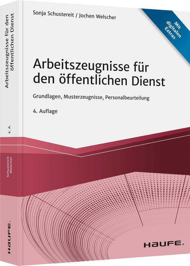 Vorderes Coverbild Arbeitszeugnisse für den öffentlichen Dienst