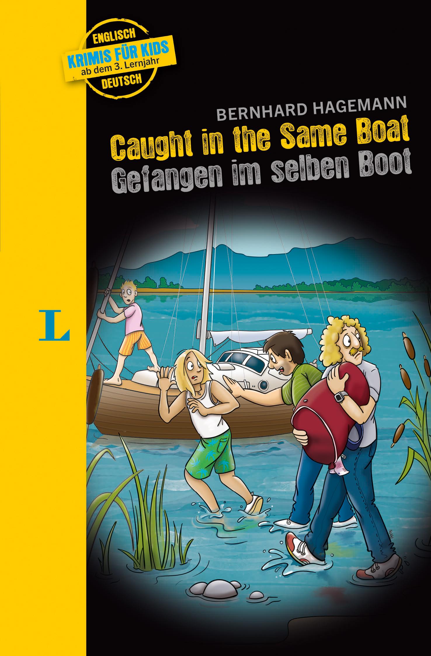 Vorderes Coverbild Langenscheidt Krimis für Kids - Caught in the Same Boat - Gefangen im selben Boot