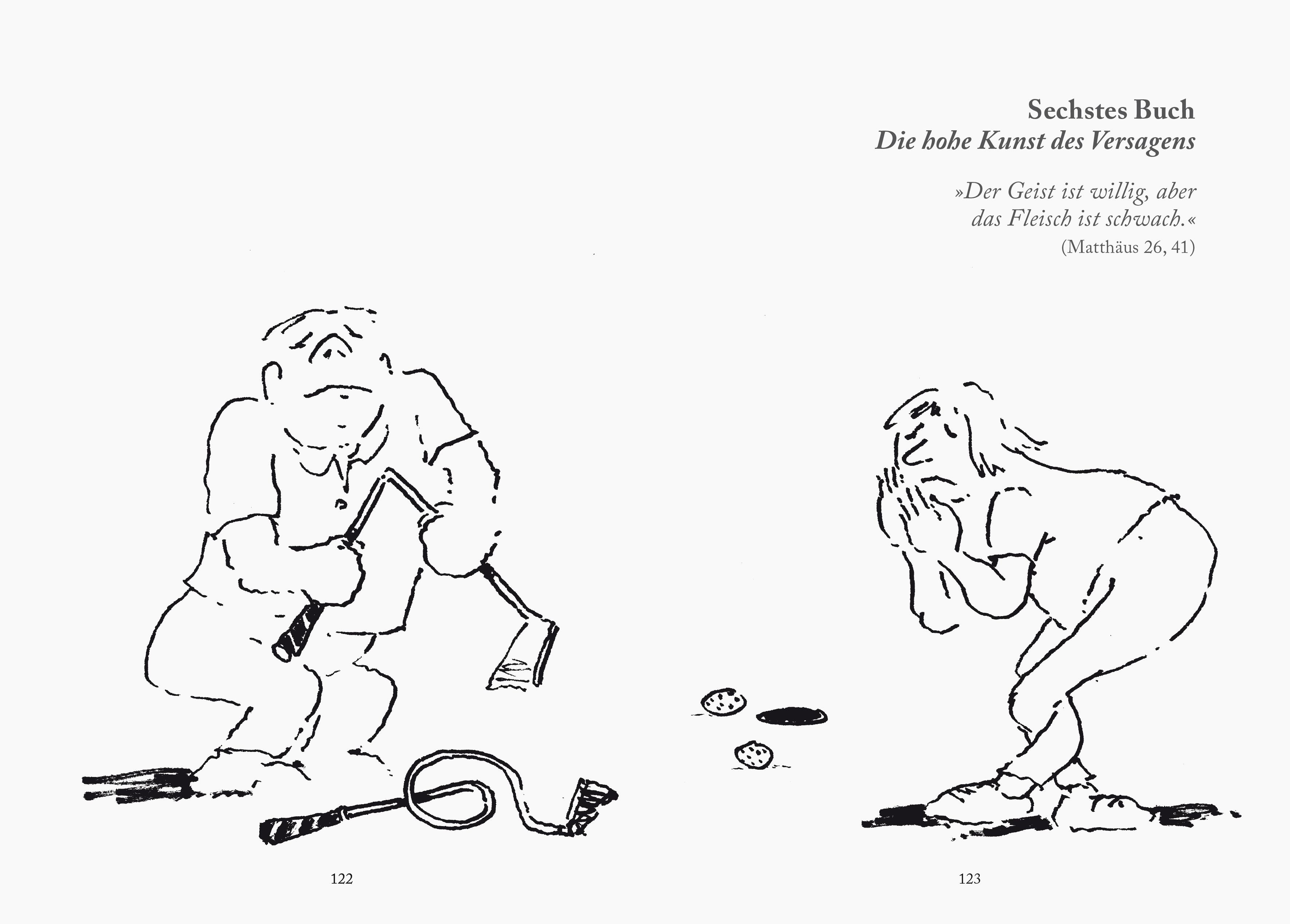 Beispielinhalt (Bild) Das Golf Evangelium. Die frohe Botschaft eines frohen Spiels