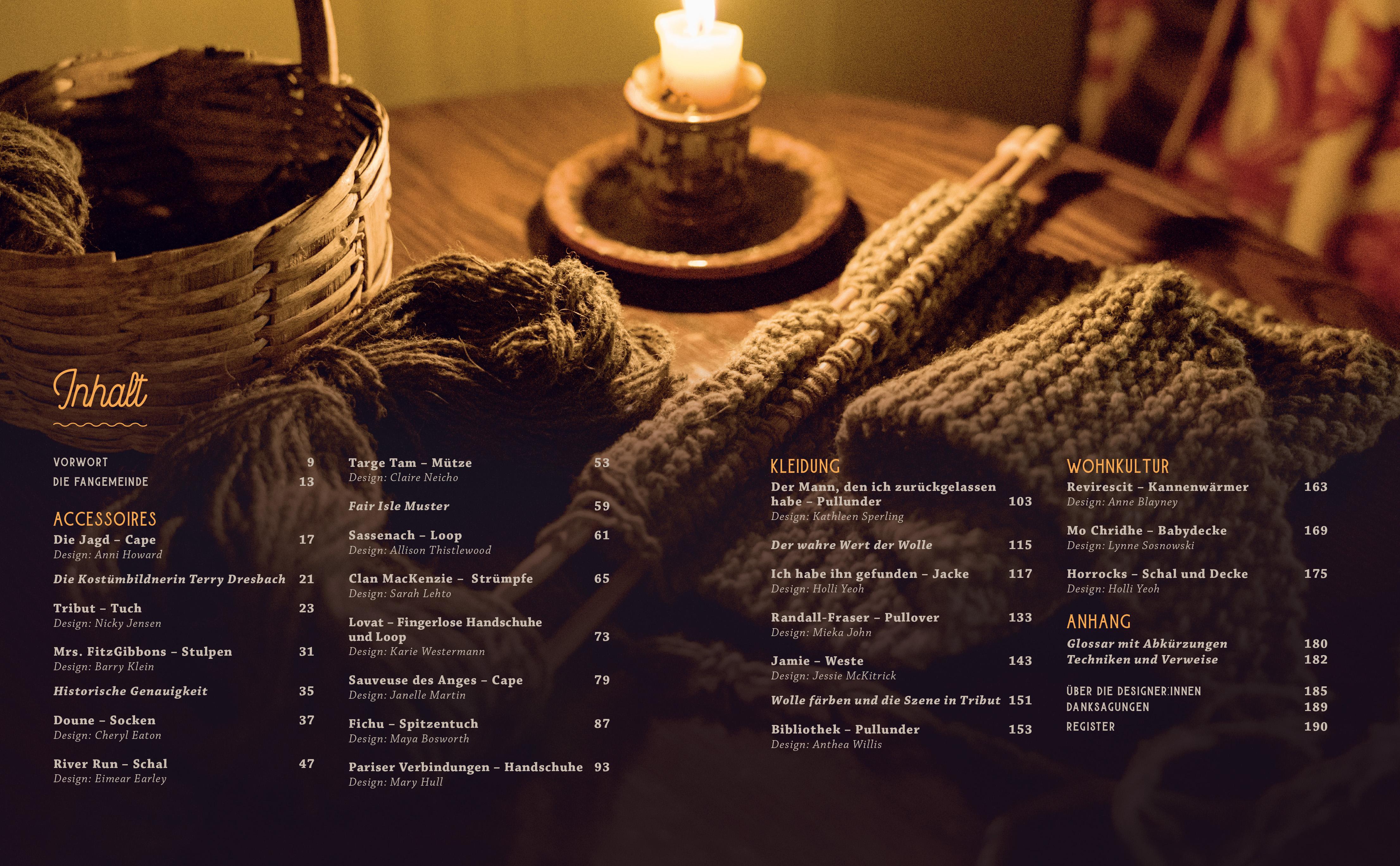 Beispielinhalt (Bild) Outlander Knitting