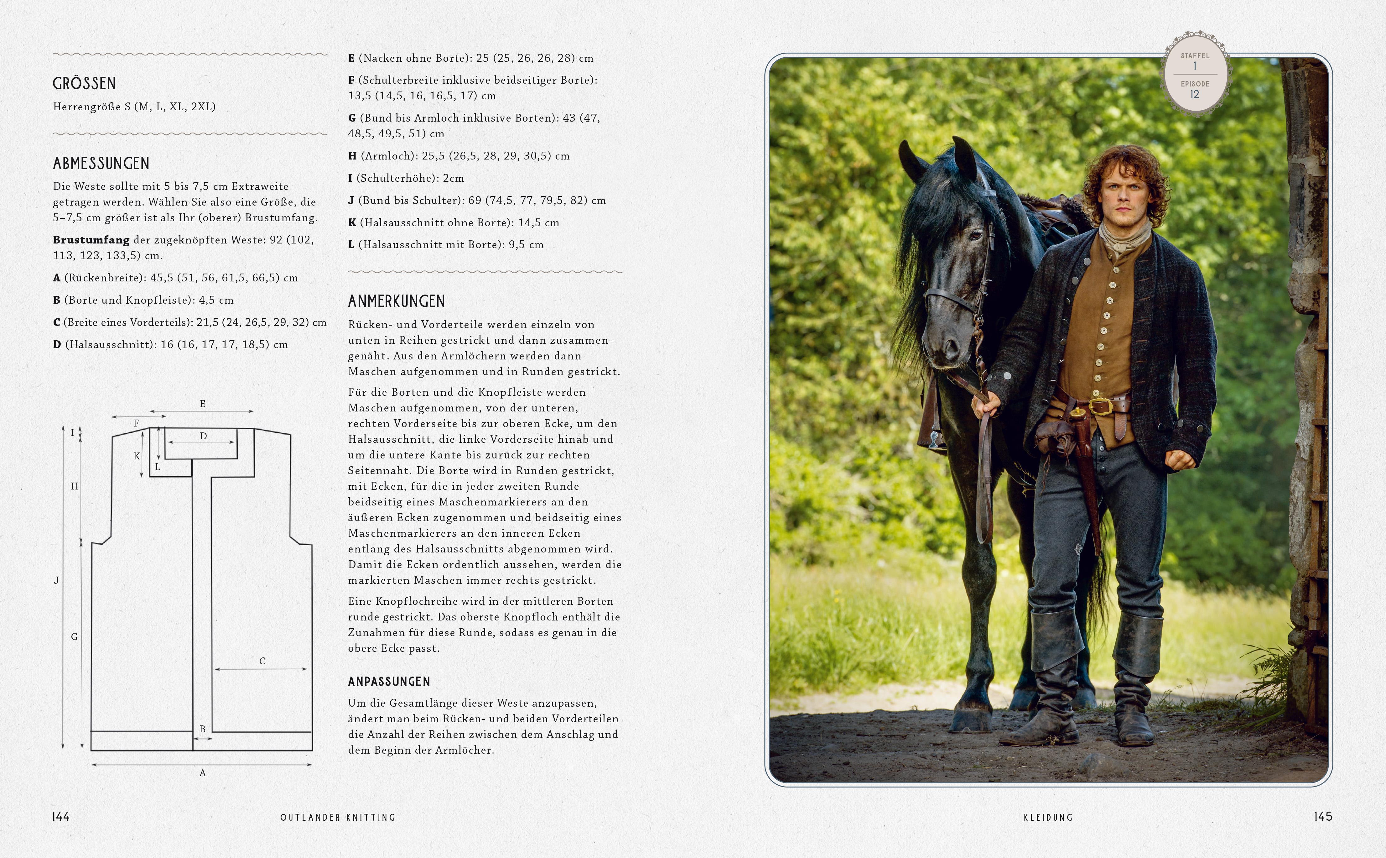 Beispielinhalt (Bild) Outlander Knitting