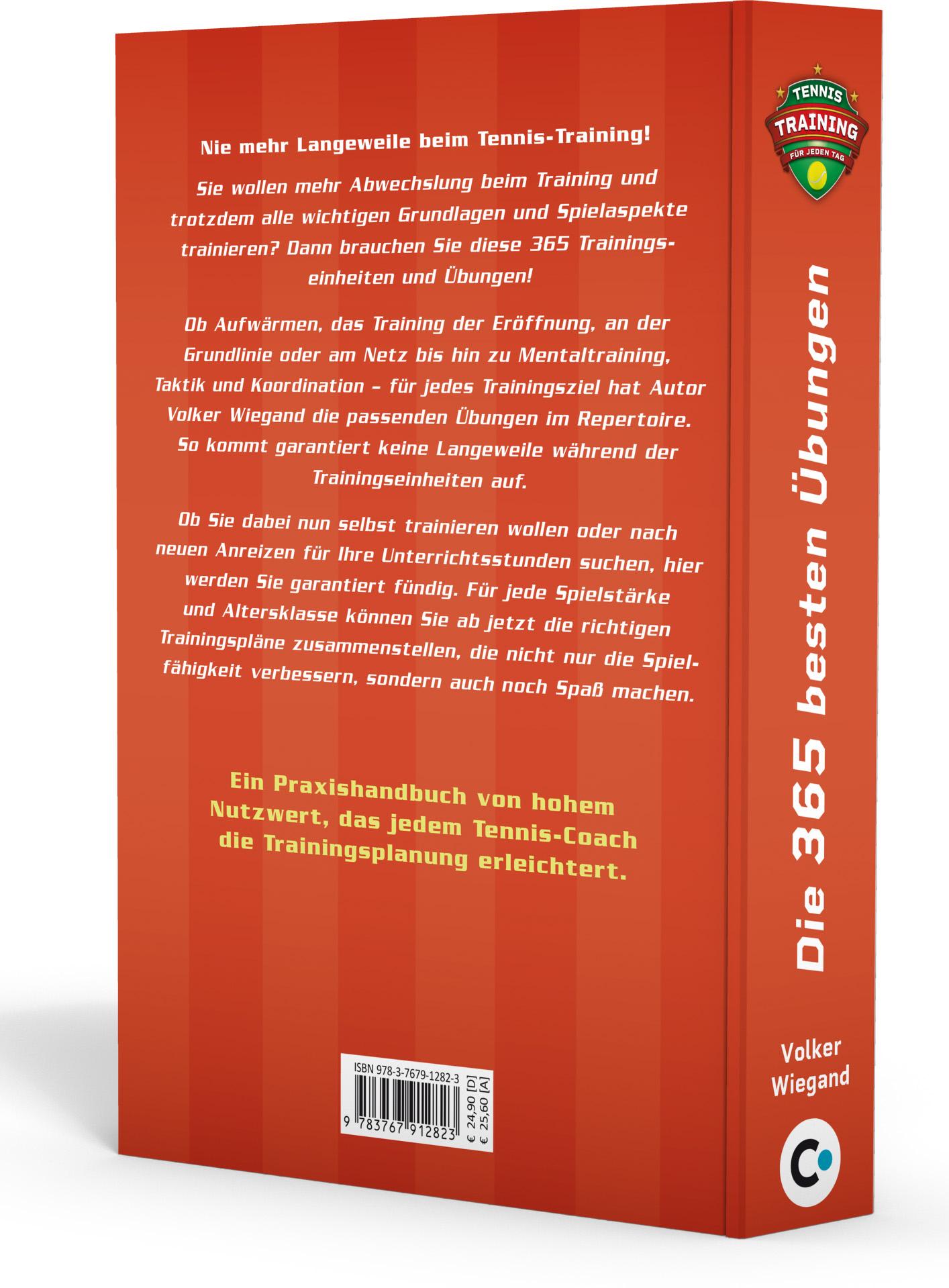 Rückseitencover Tennistraining für jeden Tag