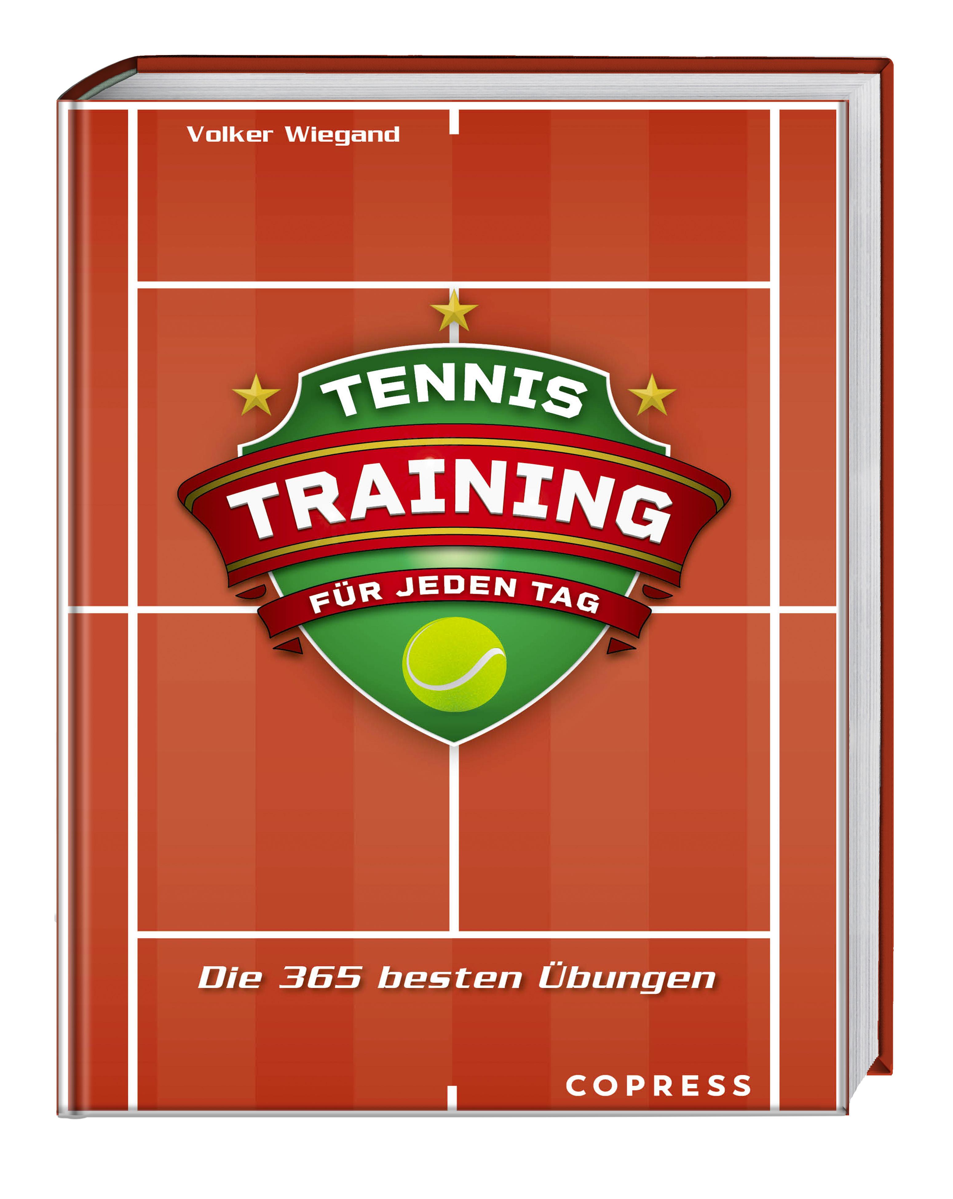 Vorderes Coverbild Tennistraining für jeden Tag