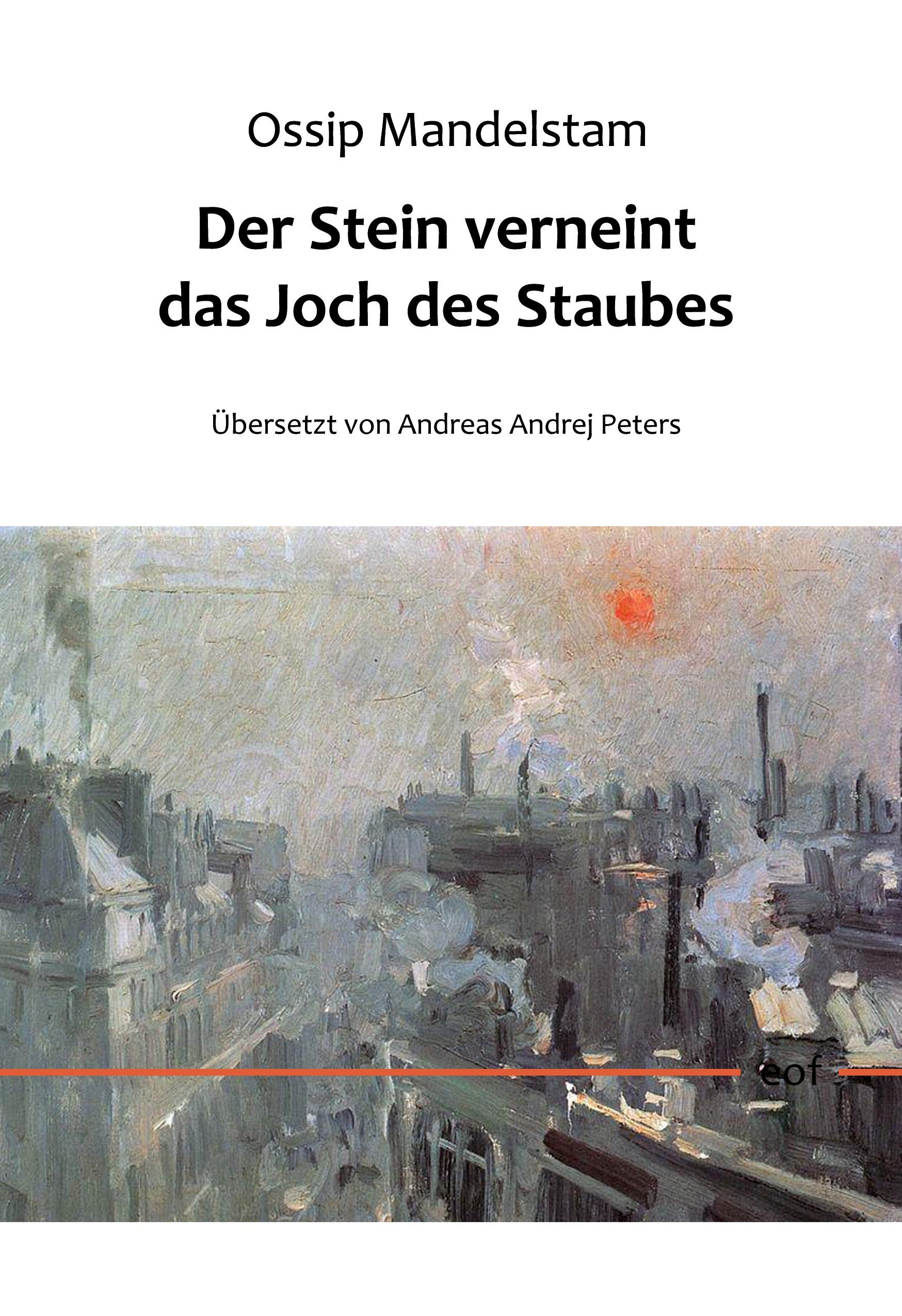 Vorderes Coverbild Der Stein verneint das Joch des Staubes