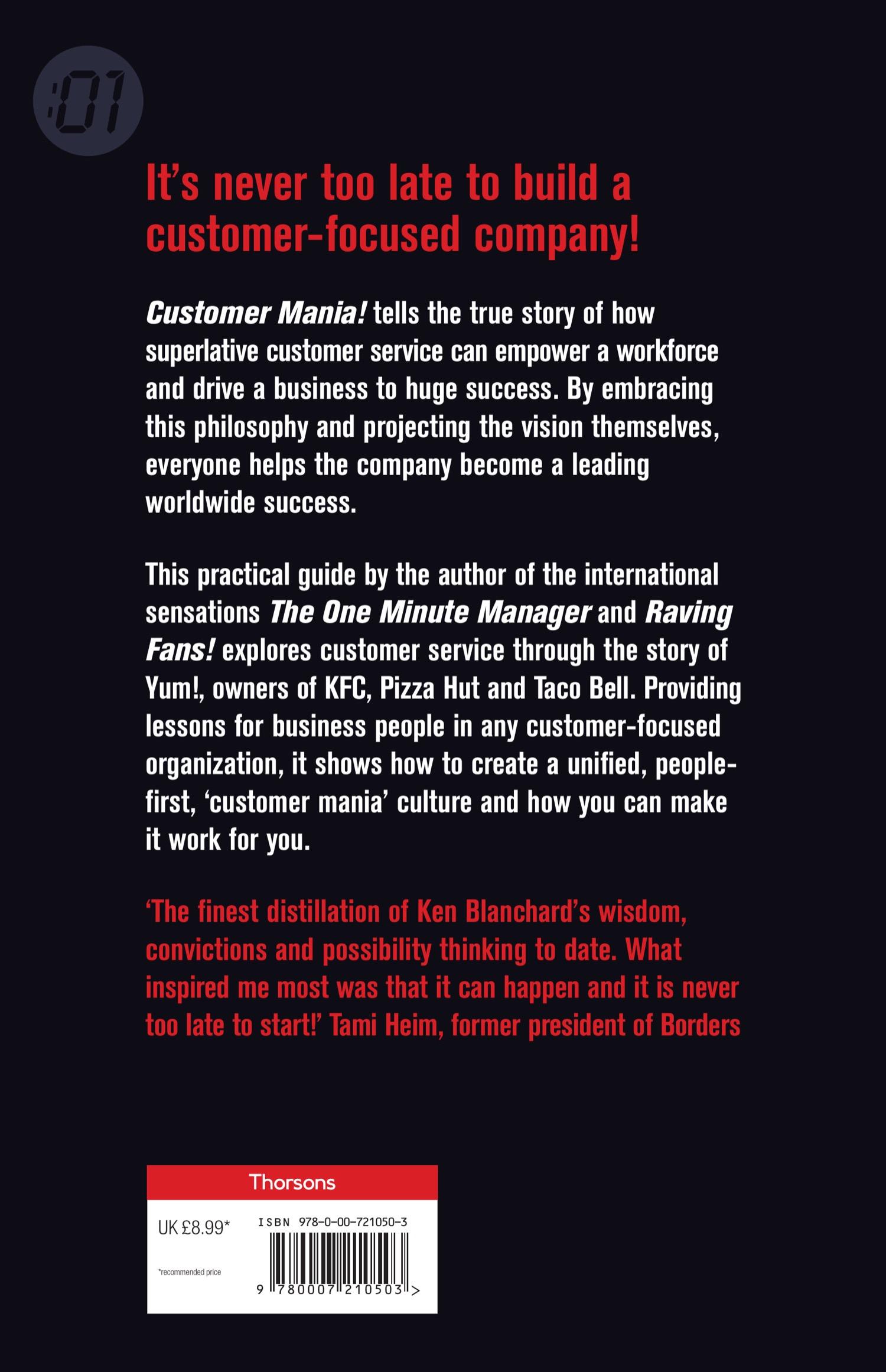 Rückseitencover Customer Mania!