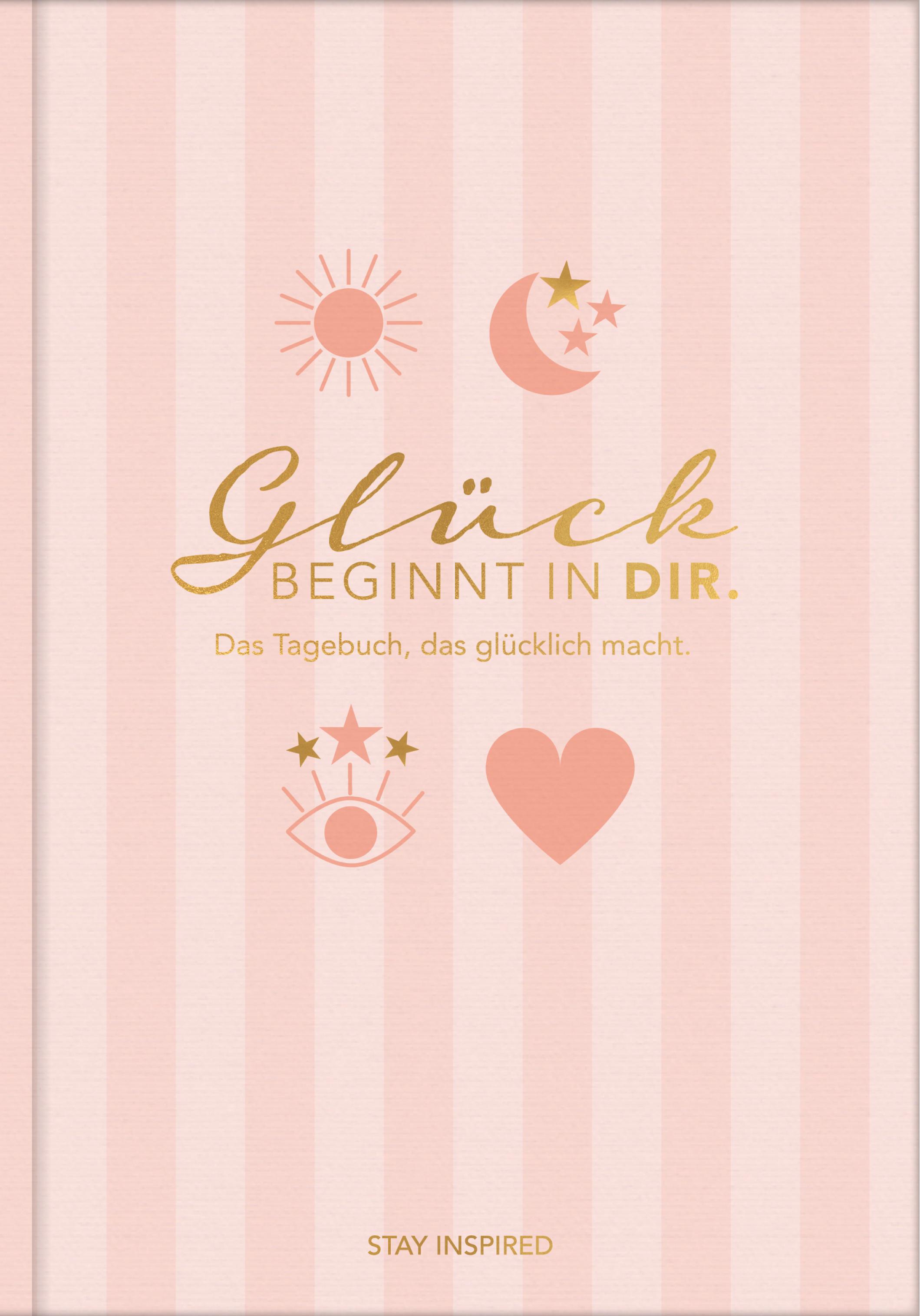 Vorderes Coverbild Das Tagebuch das glücklich macht (Special Edition): 6 Minuten am Tag für mehr Glück, Positivität, Dankbarkeit und Erfolg. Dankbarkeitstagebuch zum Ausfüllen für jeden Tag. 6 Minuten Tagebuch für mehr Achtsamkeit. 12 Wochen Tagebuch in rosa